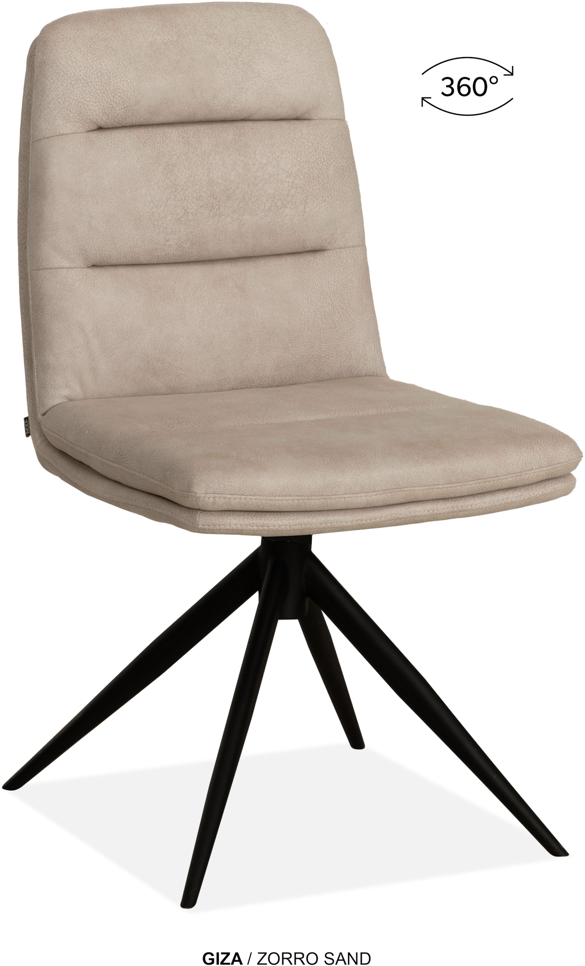 OMG Design Esszimmerstuhl »Giza« (Set) 1 Stk.Drehstuhl mit auto-return, pflegeleichter Bezug