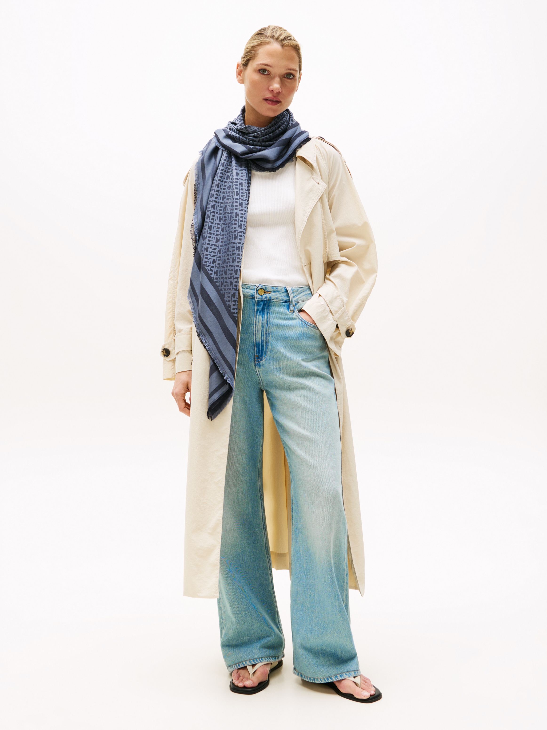 Tommy Hilfiger Modetuch »TH MONOGRAM SQUARE«