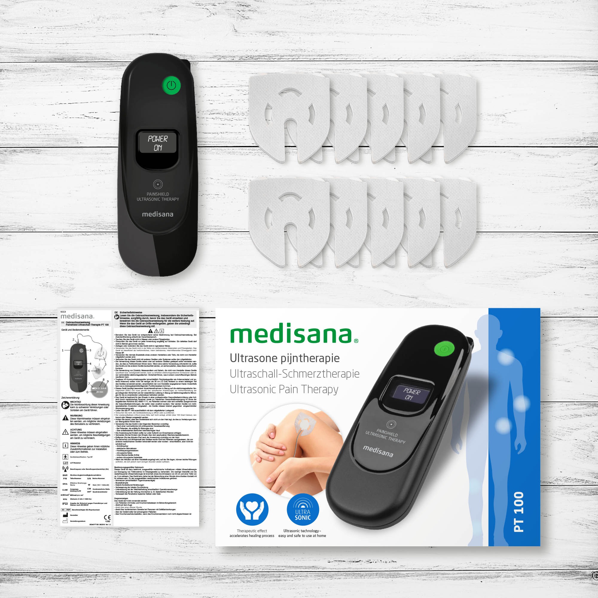 Medisana Impulsstift »PT 100«, tragbar, Ultraschall-Therapie, Schmerztherapie
