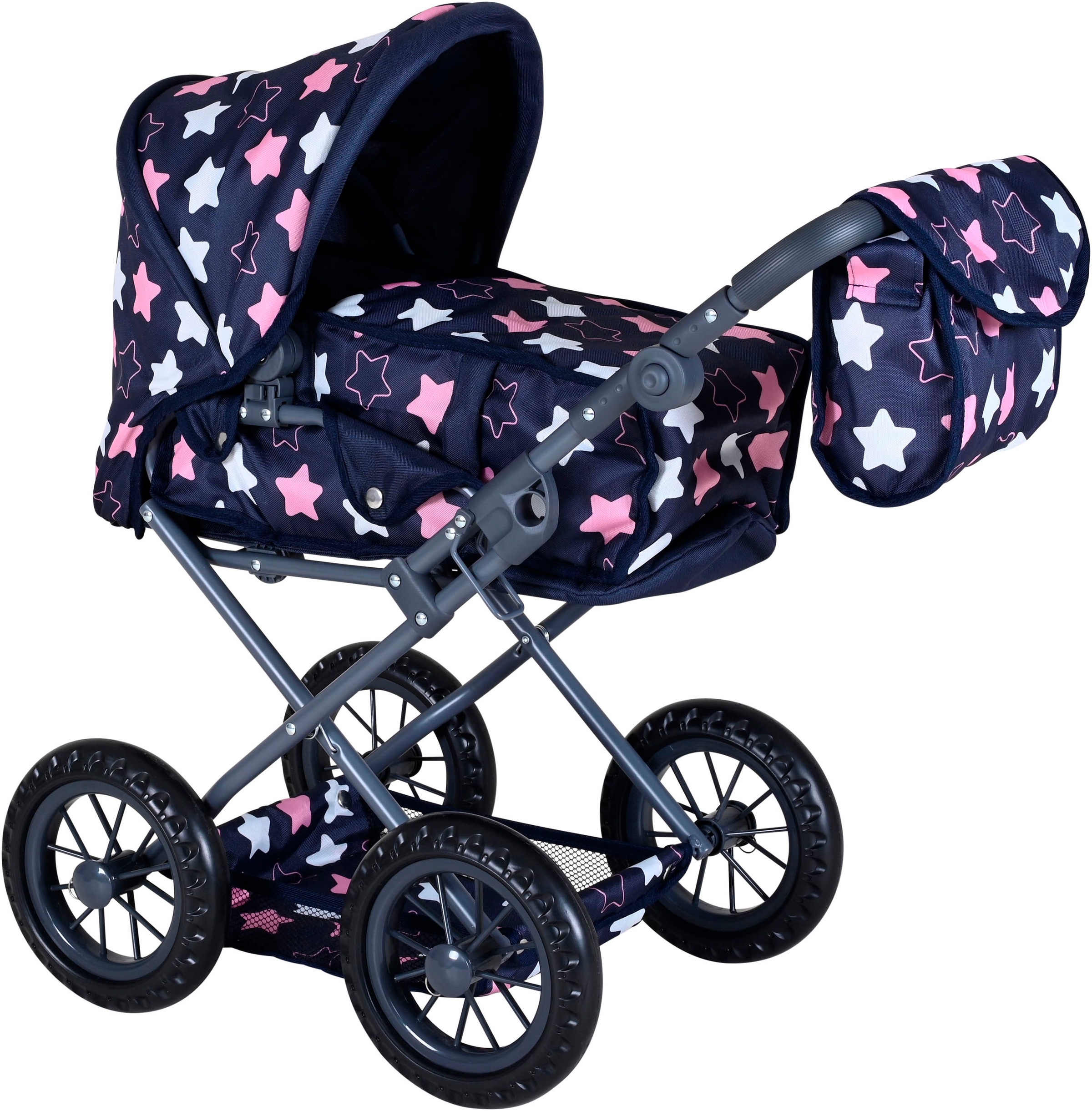 Knorrtoys® Kombi-Puppenwagen »Ruby«, mit Wickeltasche