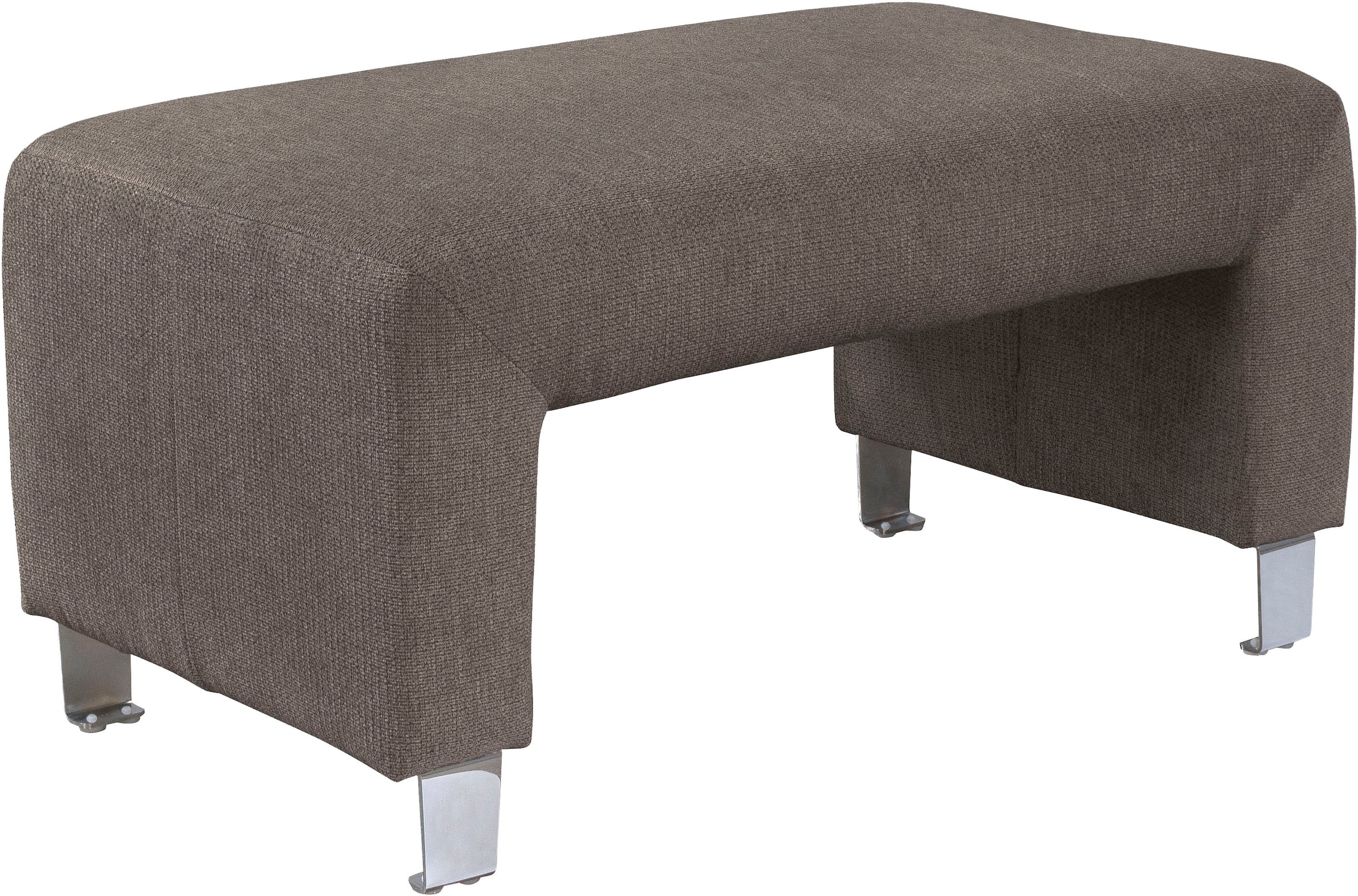 exxpo - sofa fashion Polsterhocker »Intenso, Hocker, modern« hohe Bodenfreiheit, frei im Raum stellbar, hoher Sitzkomfort