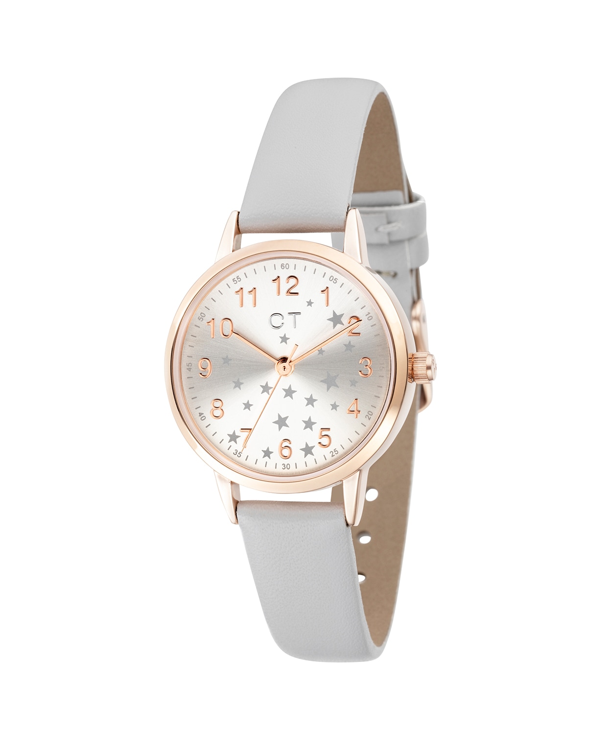 COOL TIME Quarzuhr »The Cool Grey Glitter Star«, Armbanduhr, Kinderuhr, Mädchen, analog
