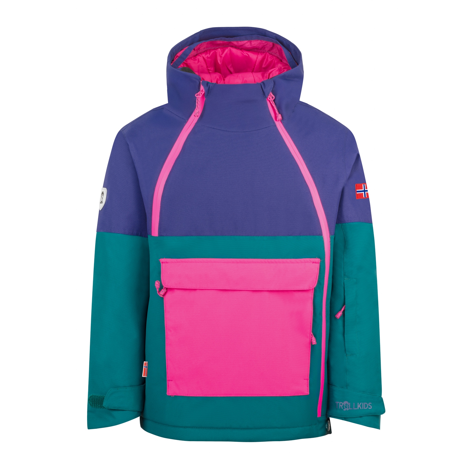 TROLLKIDS Winterjacke »KIDS EIKEDALEN JACKET« mit großer Fronttasche, winddicht, wasserdicht, atmungsaktiv
