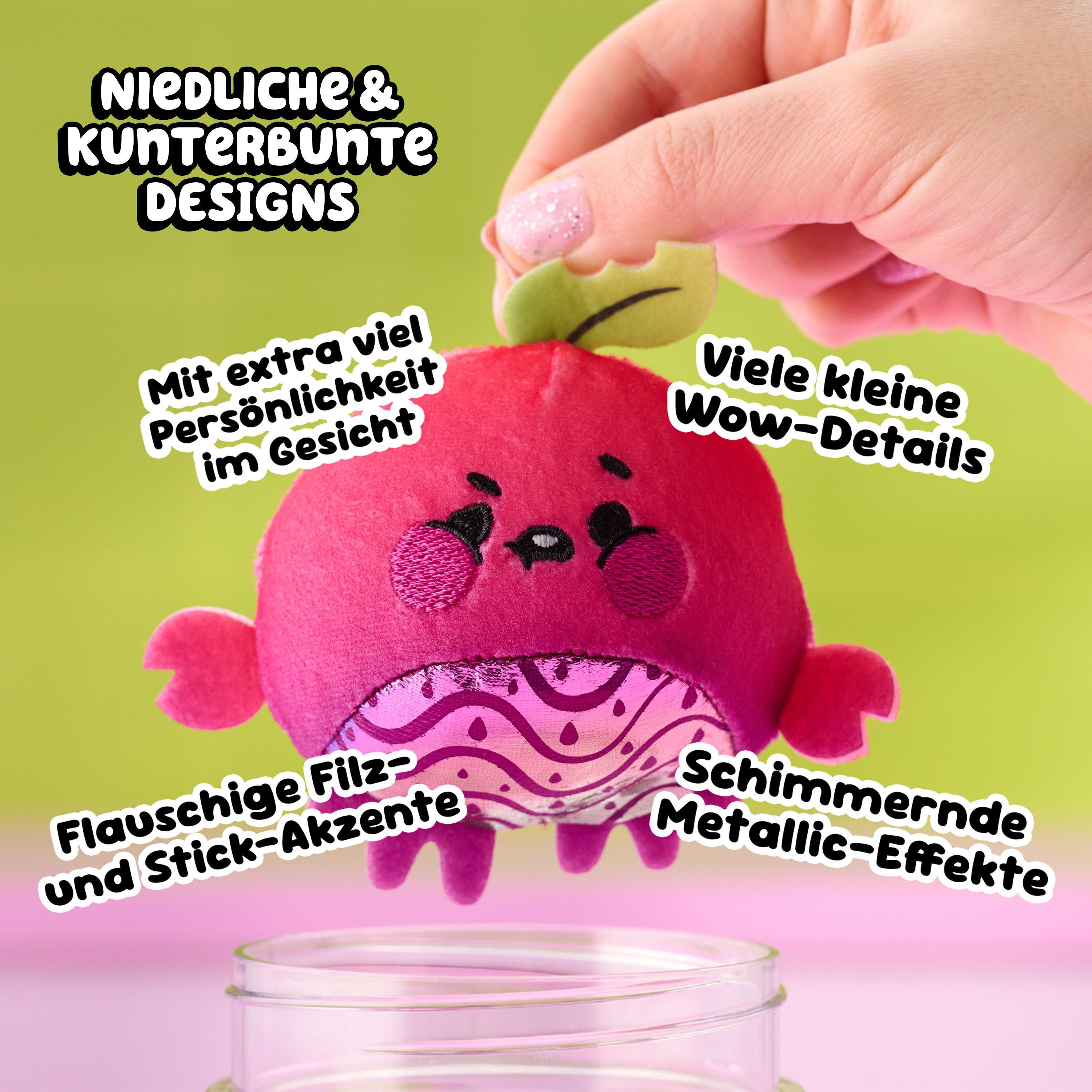 Spin Master Plüschfigur »Magic Jellykins - Magische Sammelplüschfreunde« aus dem Glas, die im Wasser erscheinen - Variante nicht wählbar