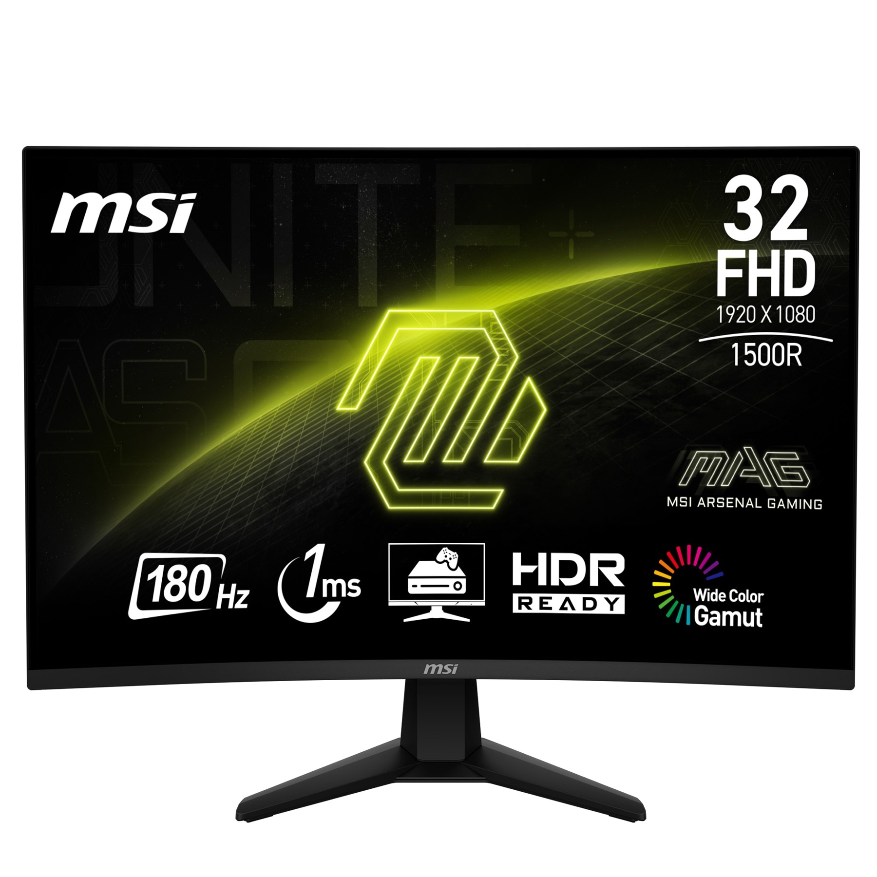GAMEMAX Gaming-PC-Komplettsystem »MegaDeal Rockstar SET2650«, (inkl. Maus & Tastatur), Windows 11 + MSI MAG 32C6 Curved Monitor, 80cm (32")