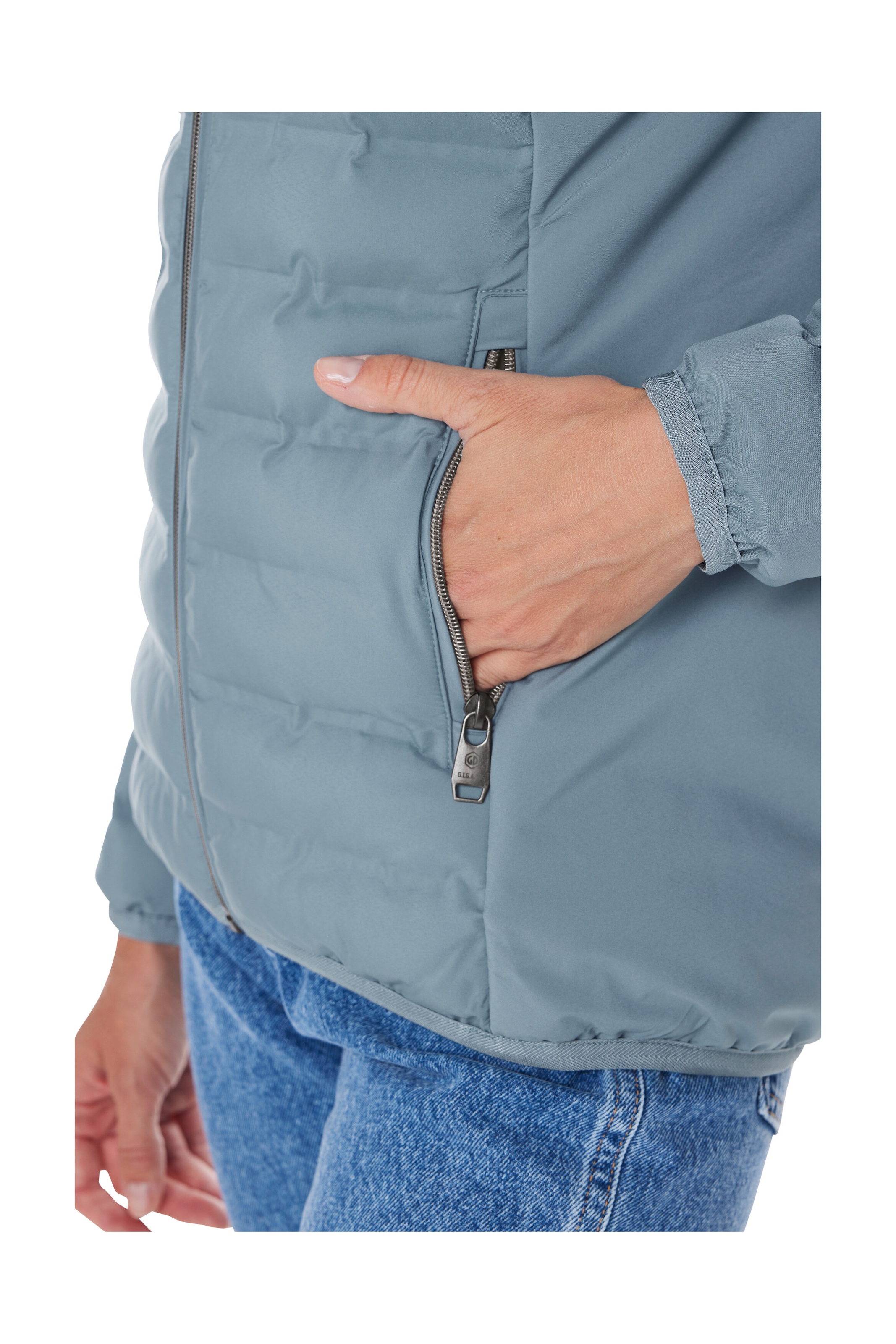 G.I.G.A. DX by killtec Steppjacke »Damen Steppjacke OOGW 1« Leichte Steppjacke, wasserabweisend, weitenregulierbare Kapuze