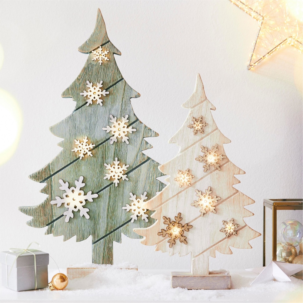 »Tannen«, veredelt OTTO Baum 13 im Weihnachtsdeko Glitzer-Schneeflocken, mit Schneider Shop Online LED flammig-flammig,
