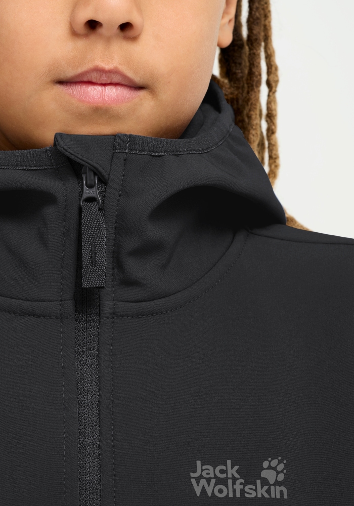 Jack Wolfskin Softshelljacke »FOURWINDS JKT K« wasserabweisend, windabweisend, mit reflektierenden Details