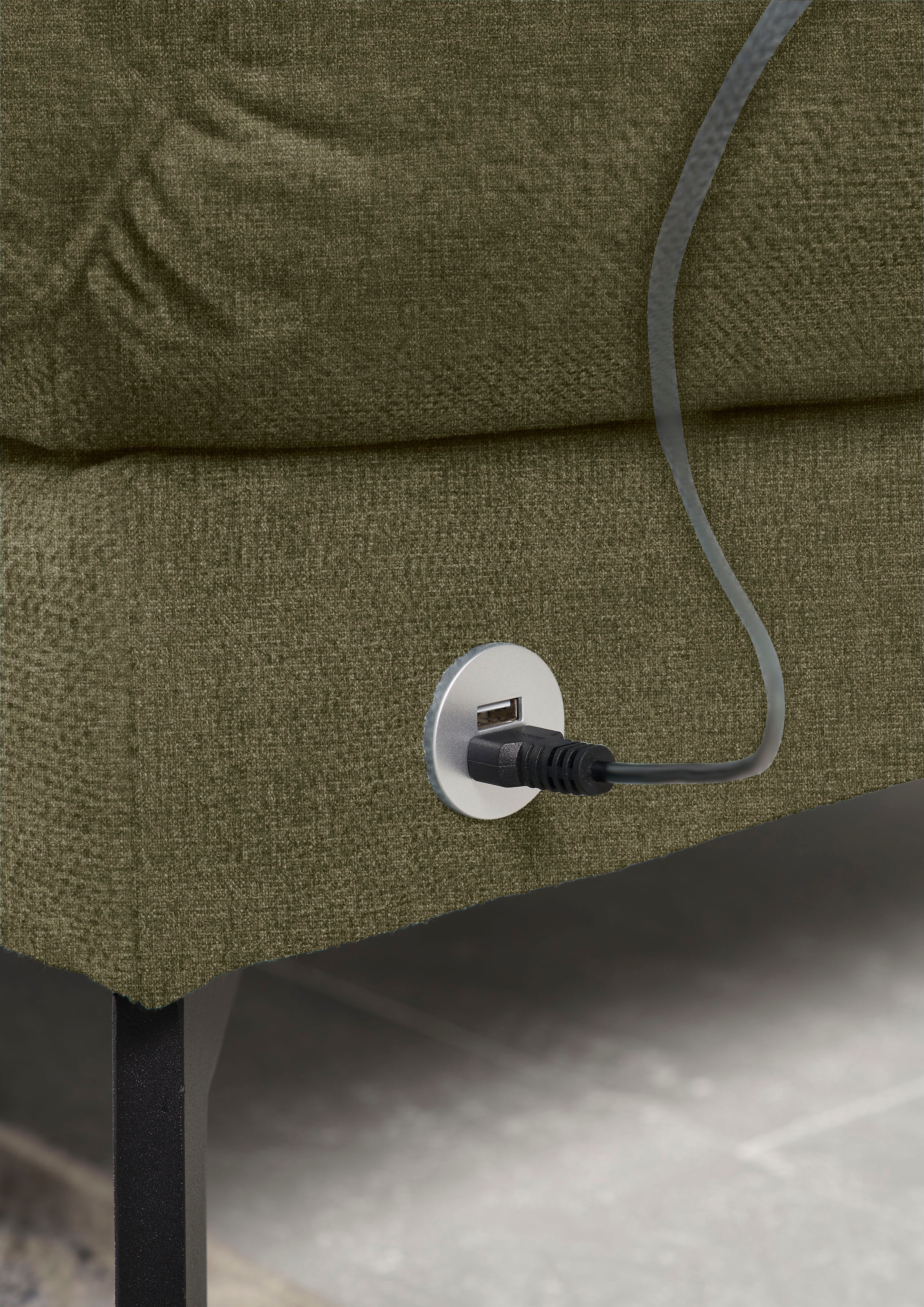 3C Candy Ecksofa »Kairo modernes Multifunktions-Sofa, bequem, L-Form«, inklusive Drehsitz, Armlehnen- und Rückenverstellung