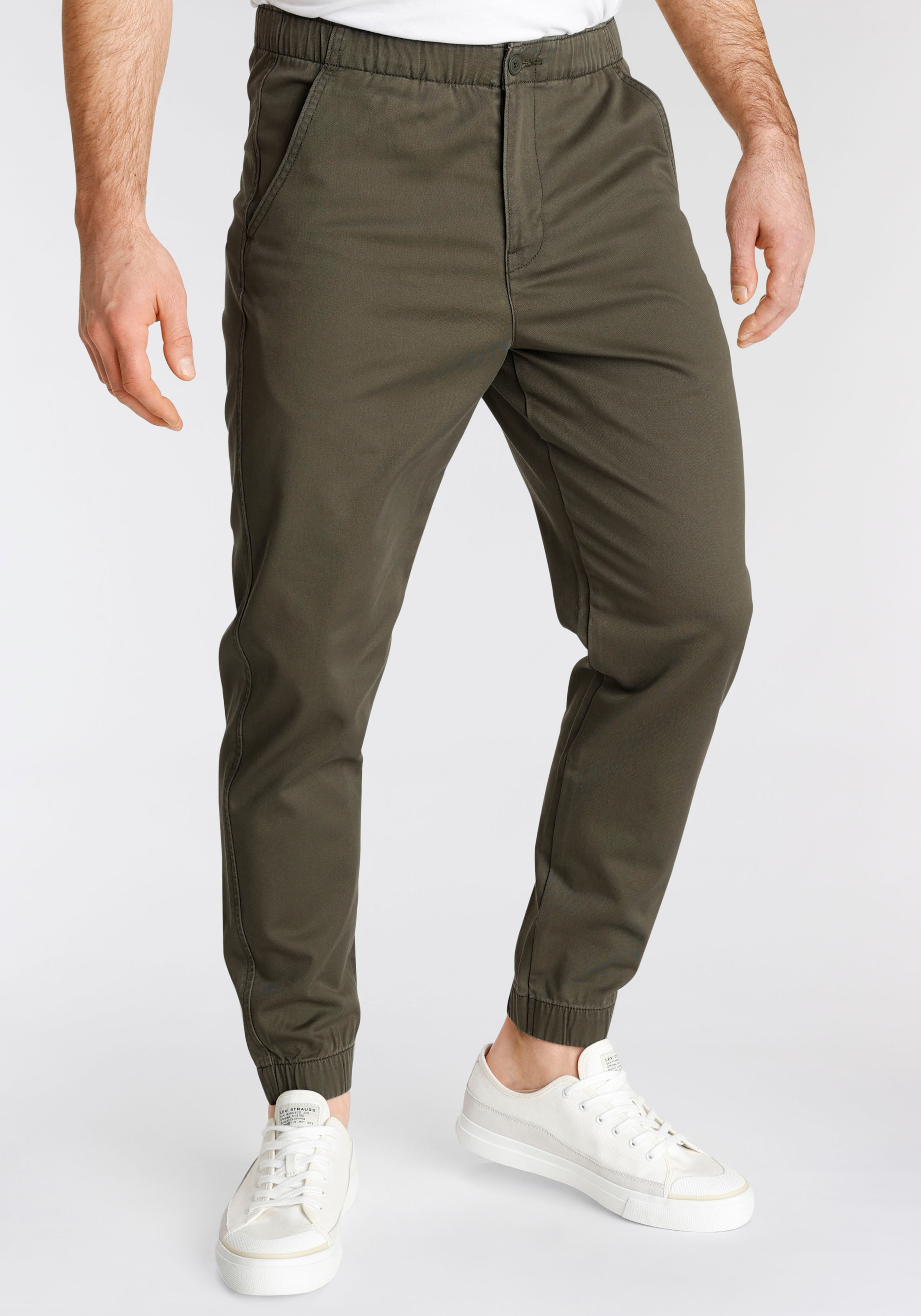 Chinohose »LE XX CHINO JOGGER III«, in Unifarbe für leichtes Styling
