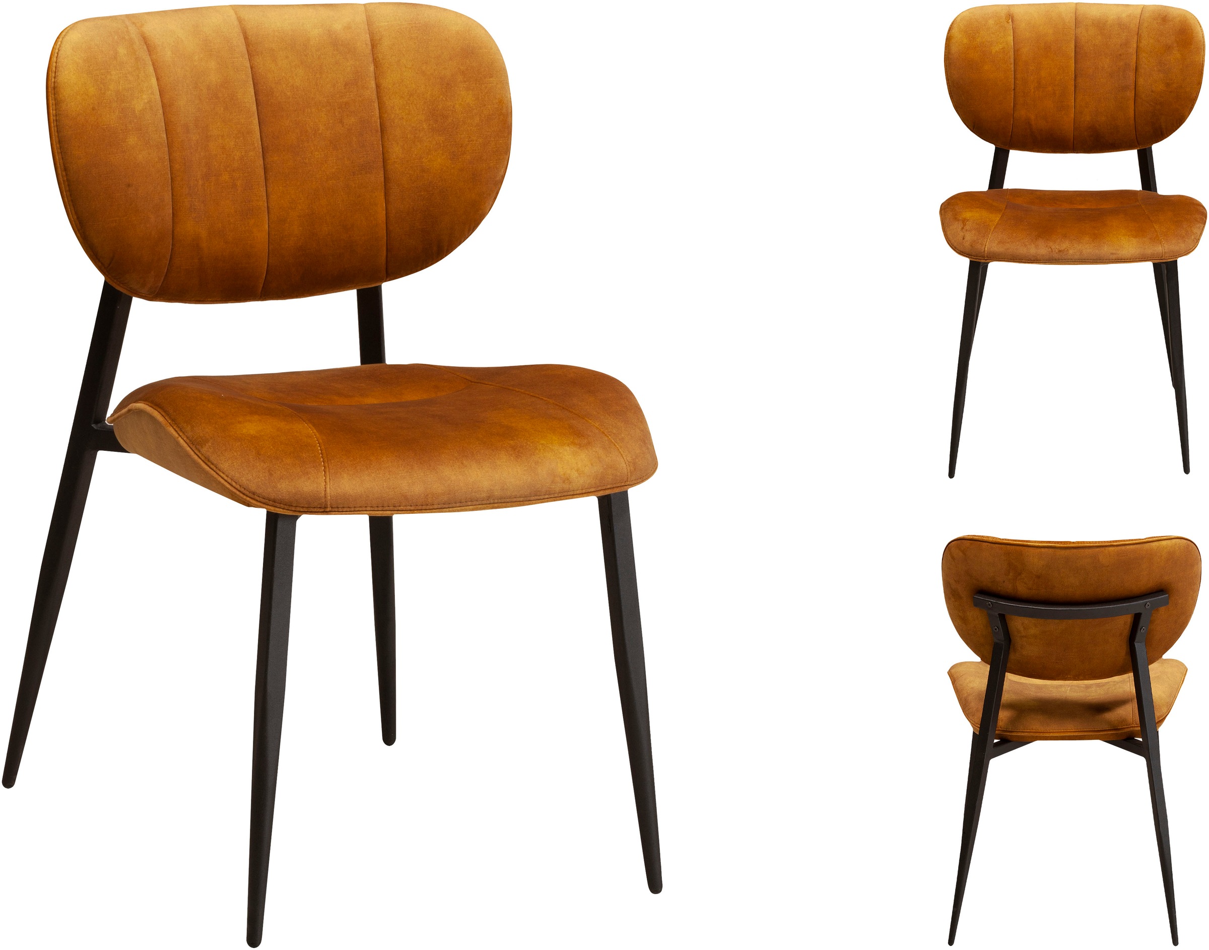 OMG Design Esszimmerstuhl »Jona«, (Set), 1 St., Stoff, Küchenstuhl Polsterstuhl, In drei stilvollen Farben erhältlich