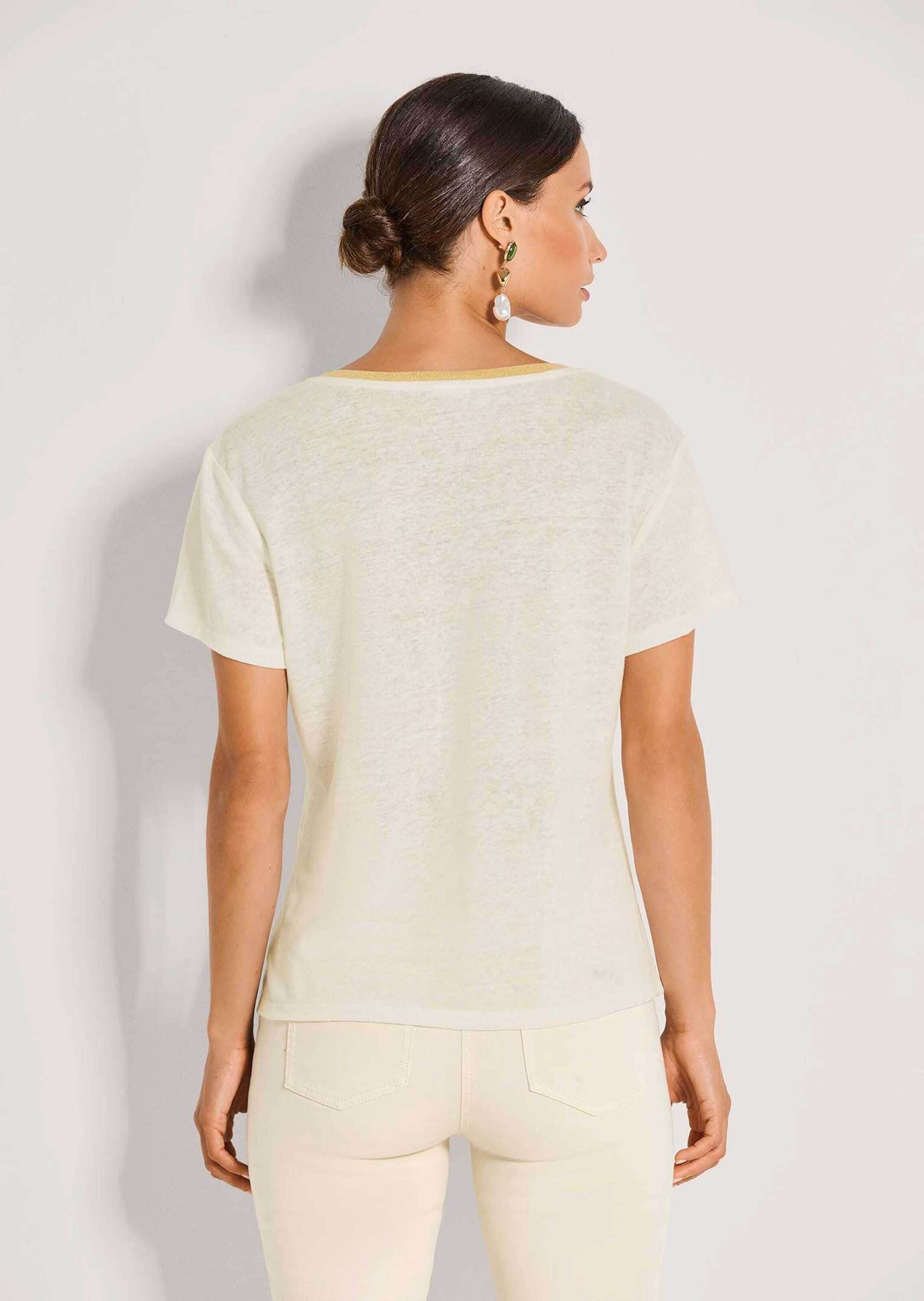 MADELEINE Kurzarmshirt »Shirt Leinenshirt«