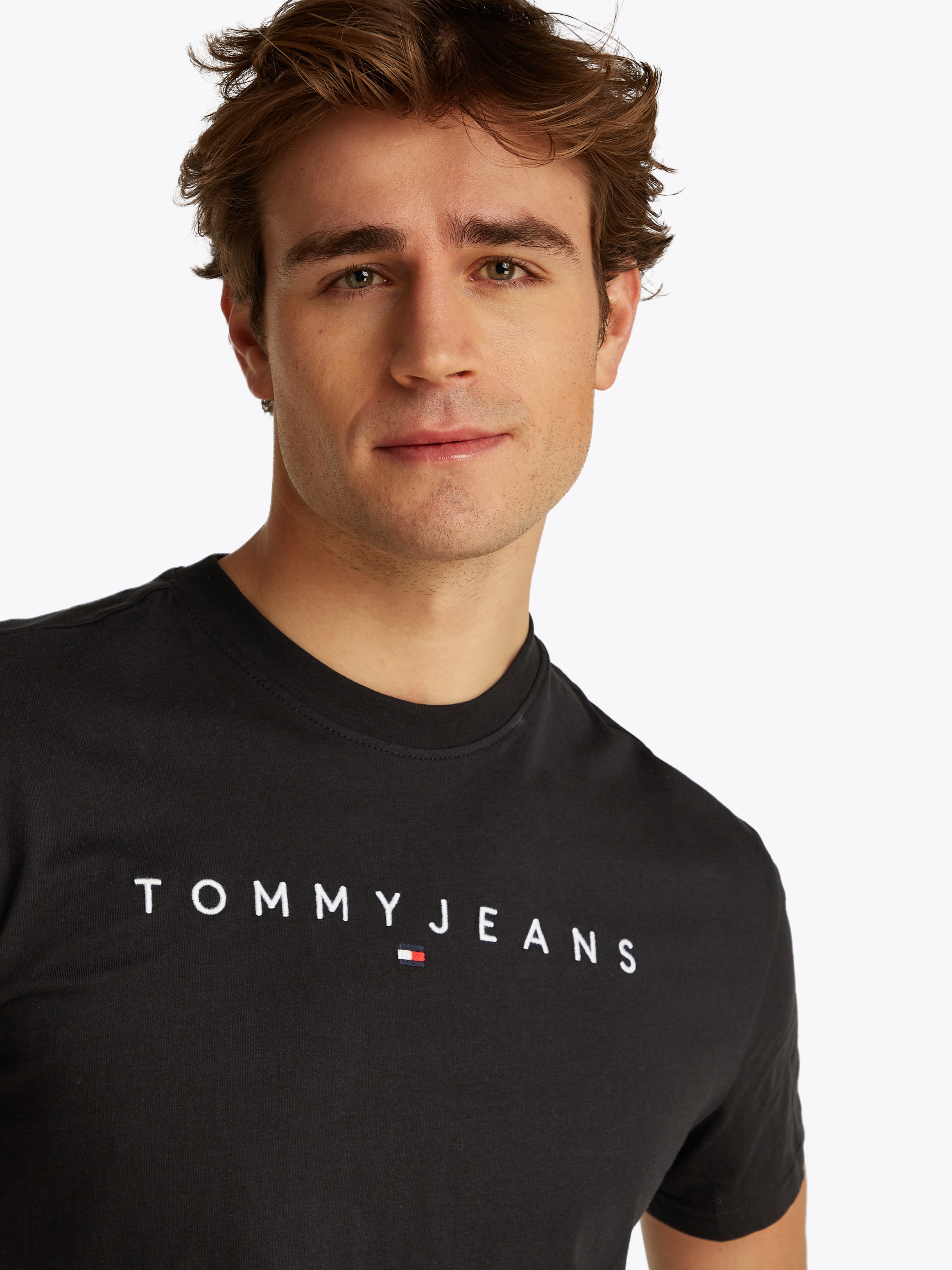Tommy Jeans T-Shirt »TJM REG LINEAR LOGO TEE EXT«