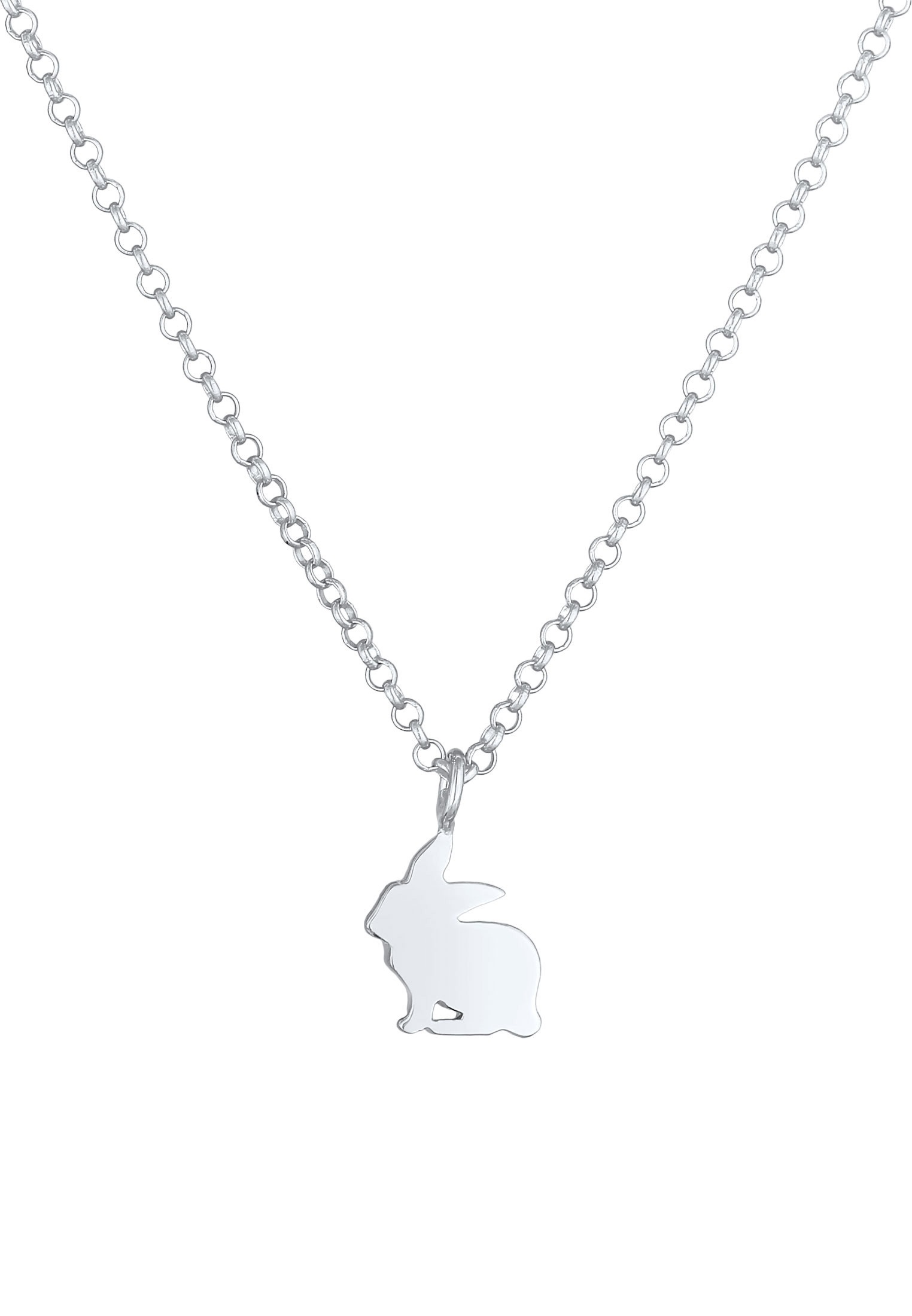 Elli Silberkette »Halskette Kinder Hase Tier Ostern 925 Silber«