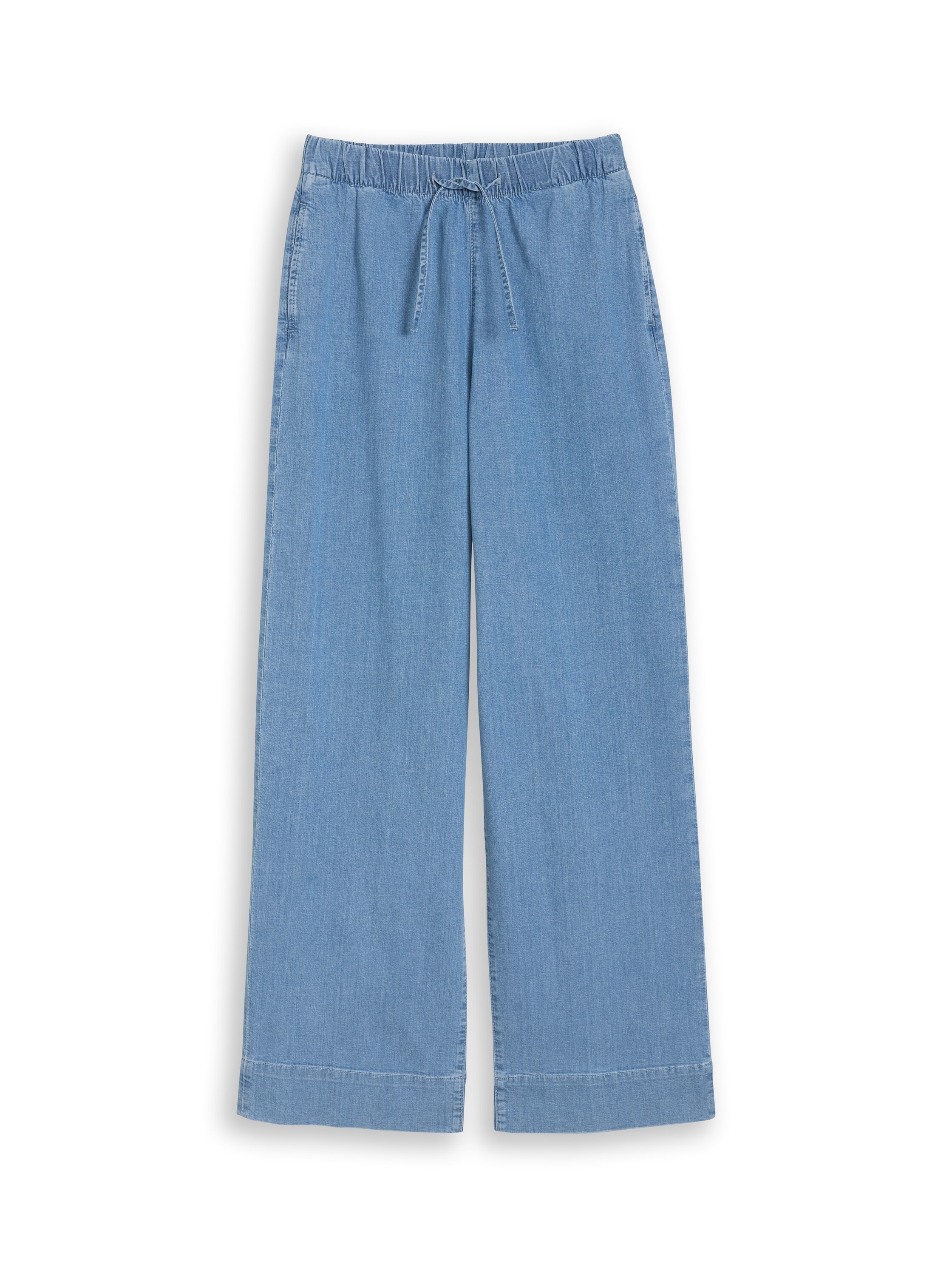 TOM TAILOR Denim Weite Jeans mit elastischem Bund