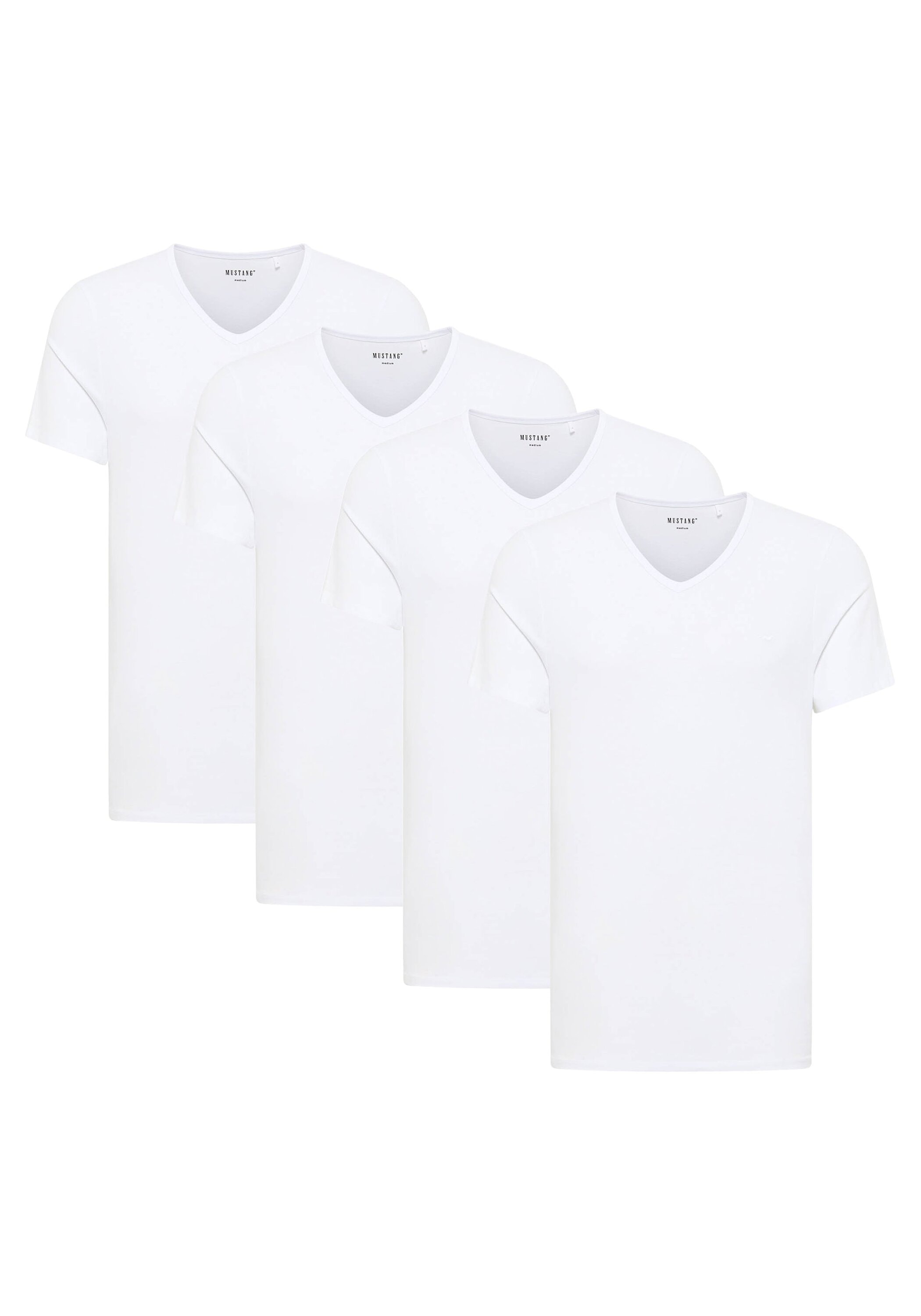 MUSTANG T-Shirt »T-Shirt Style Amado 4-Pack 4er Pack«