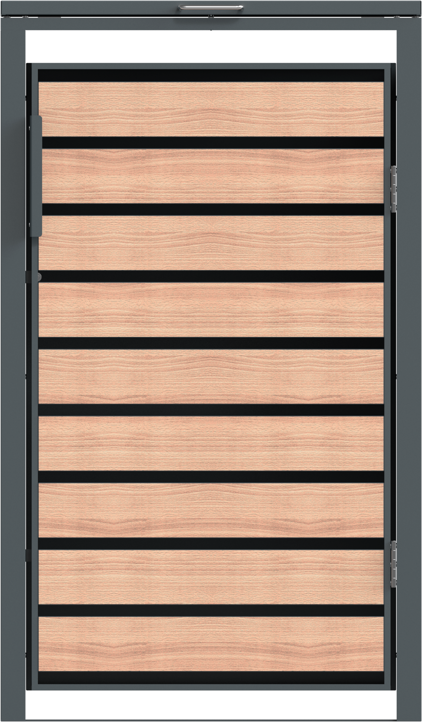 WESTMANN Mülltonnenbox »Lacina« Platz für 1 Mülltonne 240 L, BxHxT: 68x80x116 cm