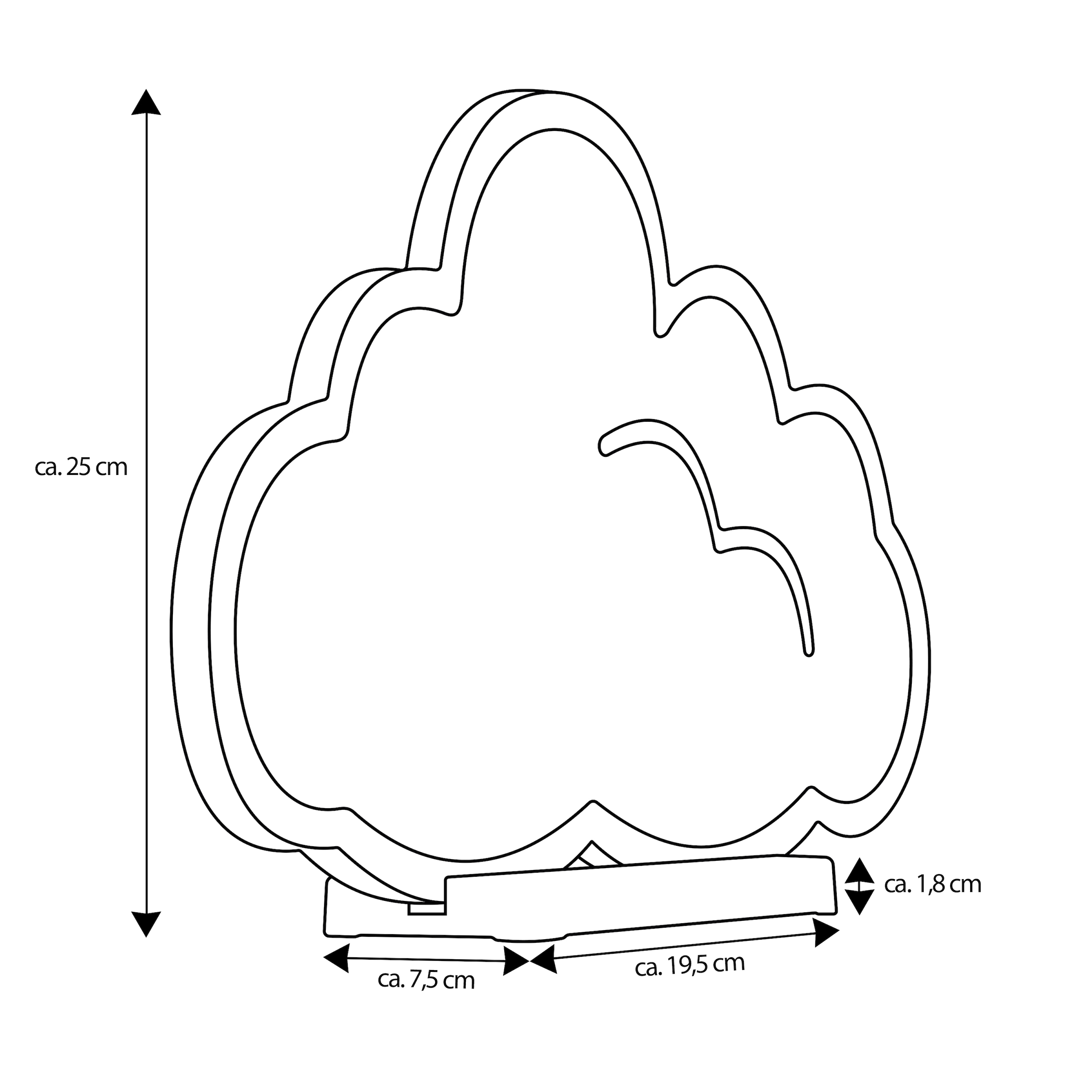 my home LED Dekofigur »Evaya« LED-Modul 1 Stk. Warmweiß haben eine faszinierende Tiefenillusion mit 3D-Effekt