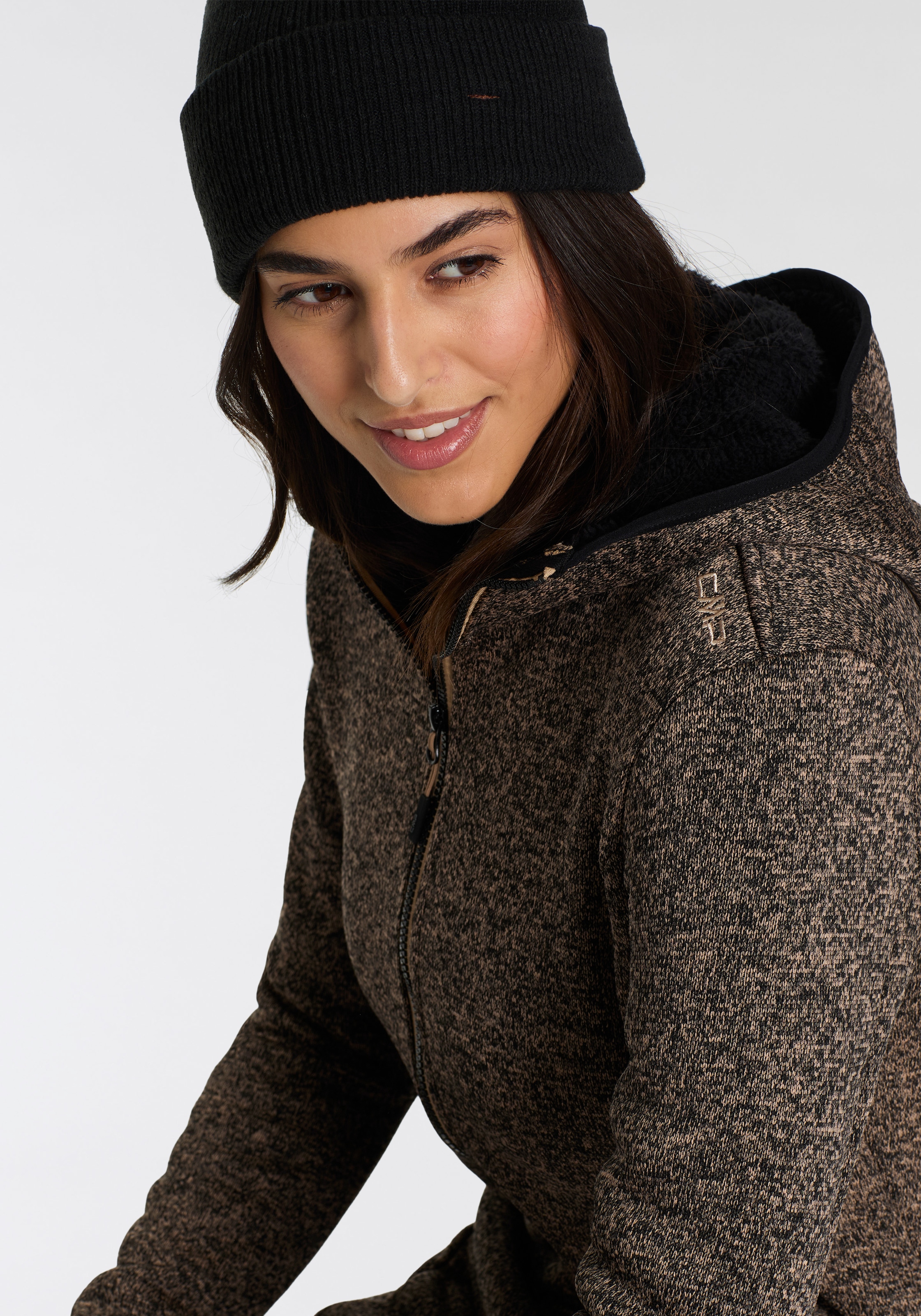 CMP Strickmantel »Parka Fix Hood«