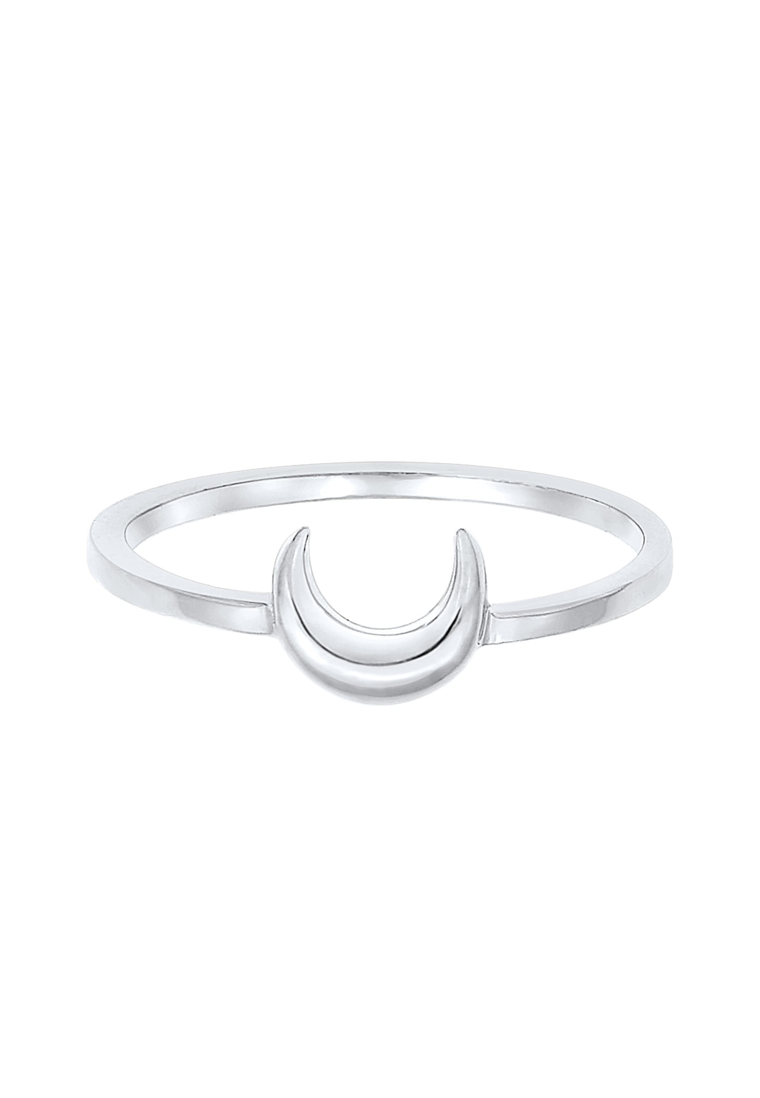Elli Silberring »Ring Halbmond Mond Astro Basic 925 Silber«