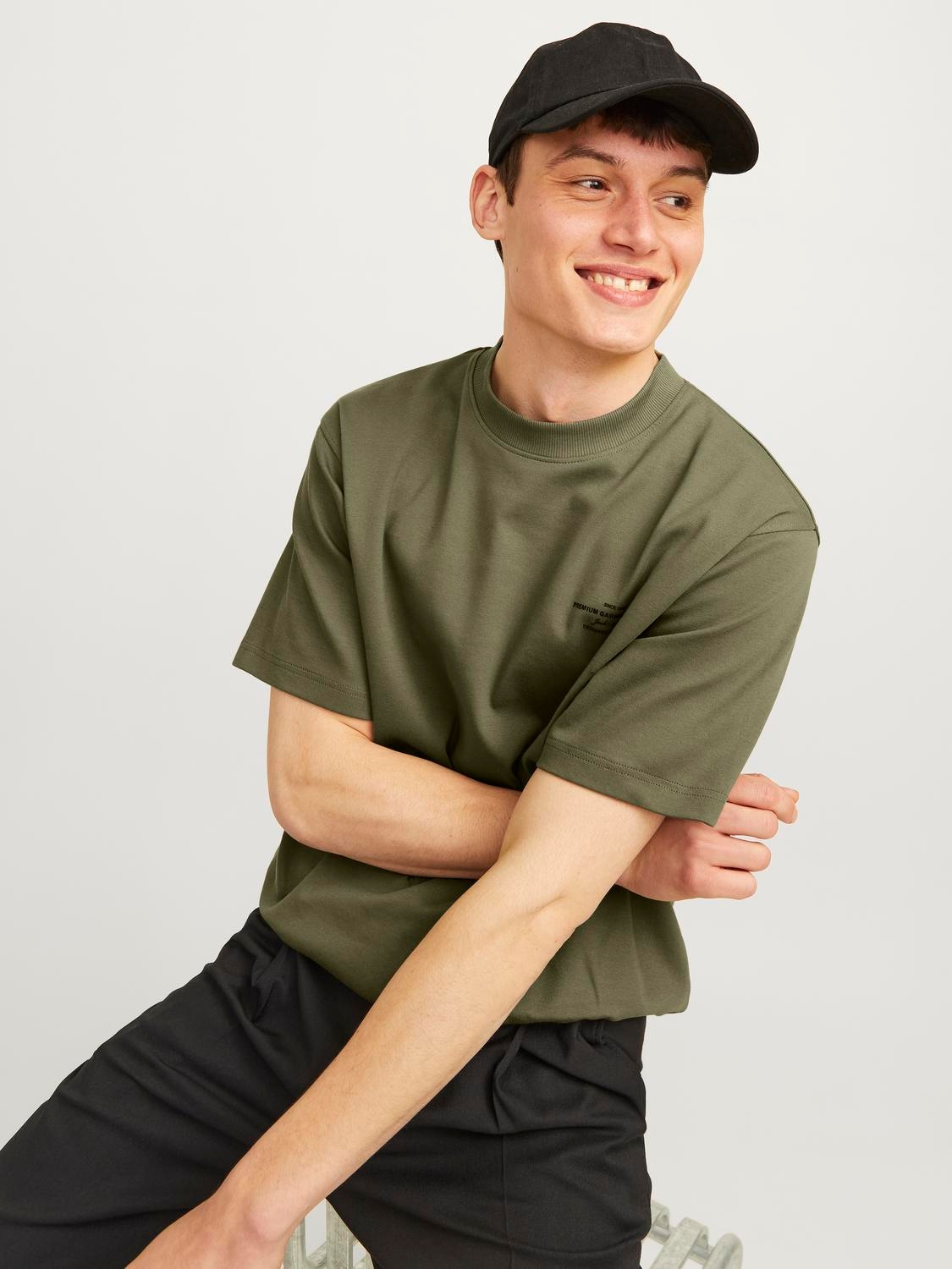Jack & Jones Rundhalsshirt »JPRBLACHAD BRANDING SS CREW NECK TEE SN«