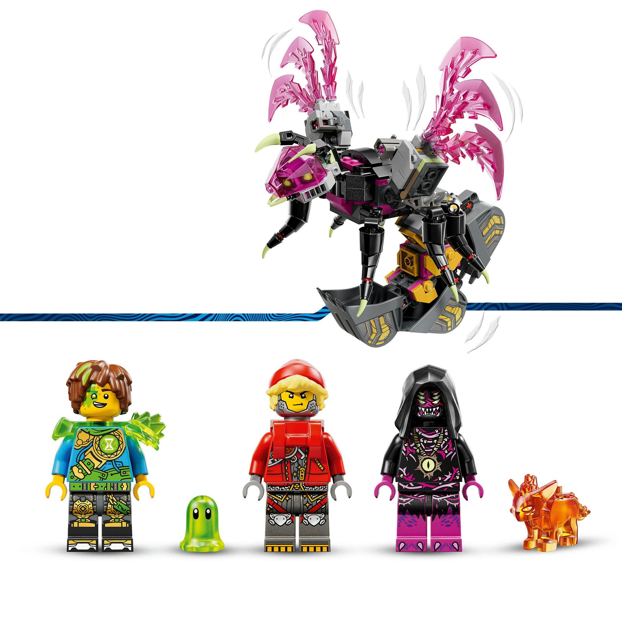 LEGO® Konstruktionsspielsteine »Albtraum-Skorpionbagger (71513), LEGO DREAMZzz« Made in Europe