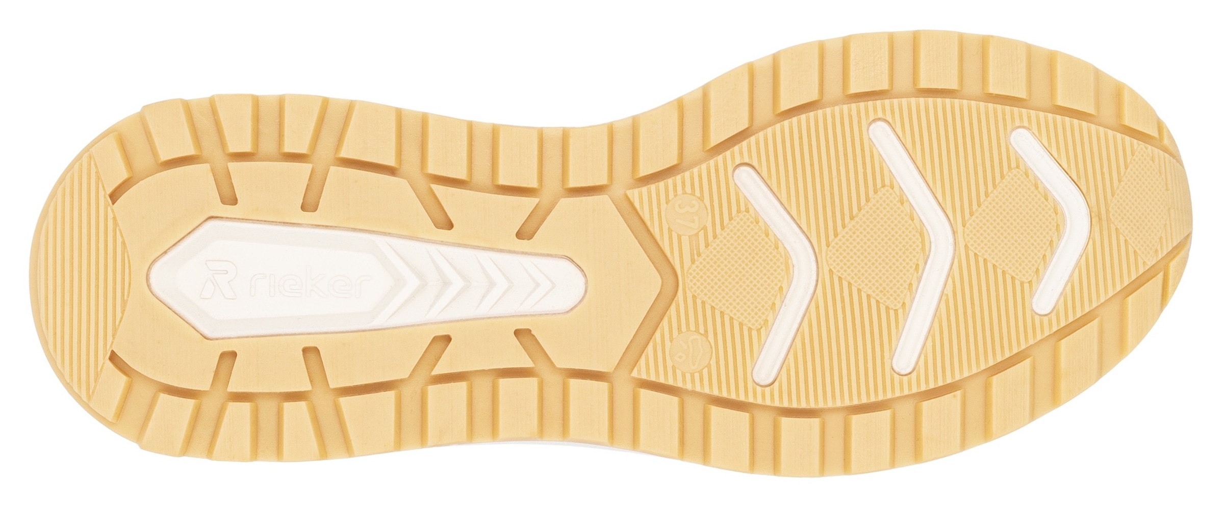 RIEKER Sport Keilsneaker »Bel Air«, Freizeitschuh, Halbschuh, Schnürschuh mit herausnehmbarem Fußbett