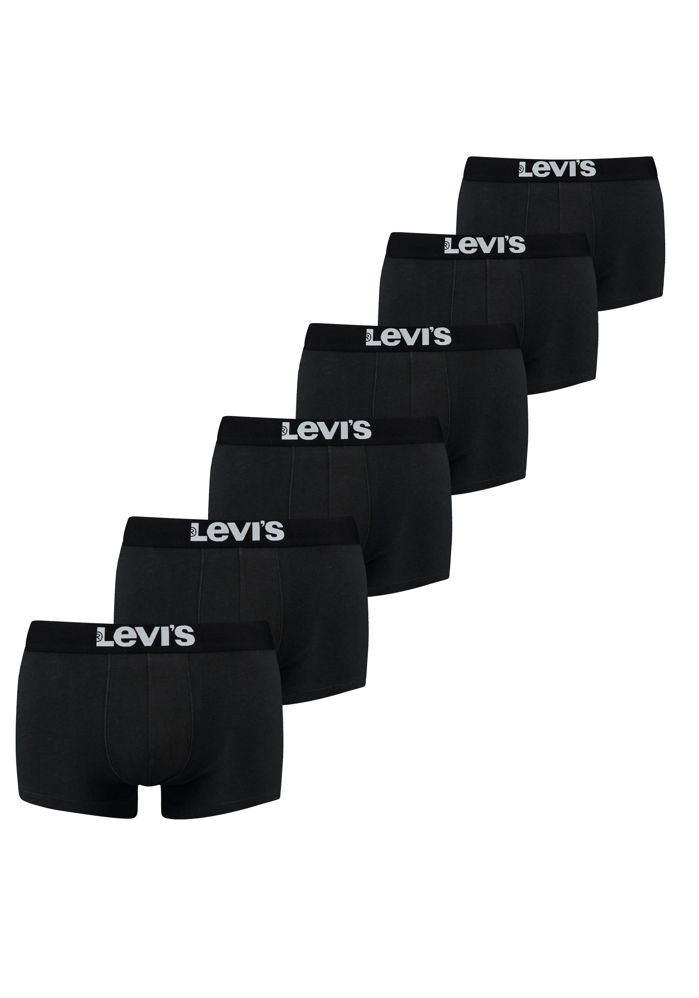 Trunk, (Packung, 6 St.), LEVIS MEN SOLID BASIC TRUNK ORG CO 6P ECOM