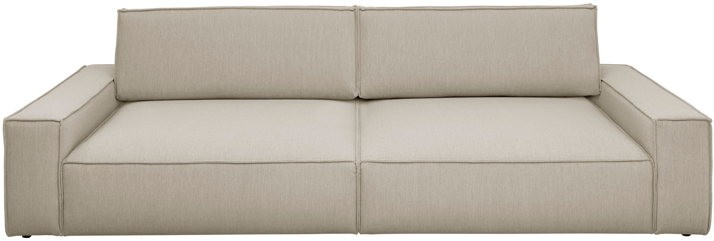 Home affaire Big-Sofa »NEU: SHERWOOD XXL, Big-Sofa (316cm), extra tiefe Sitzfläche 95 cm« bequemer Sitzkomfort, Cord u. Leinenoptik, Kedernaht