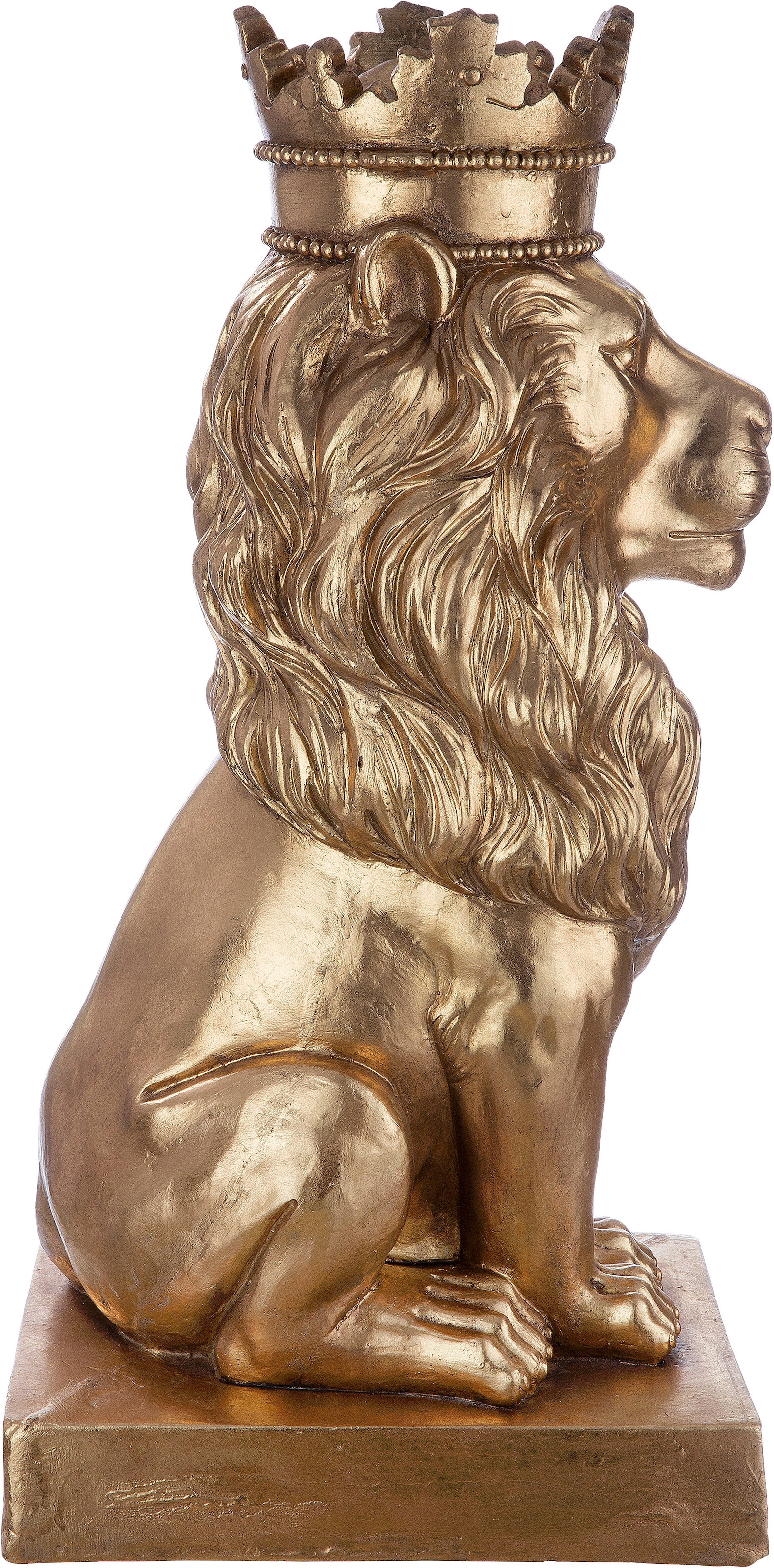 Casablanca by Gilde Dekofigur »Skulptur Löwe, gold«, (1 St.), goldfarben  online bei OTTO