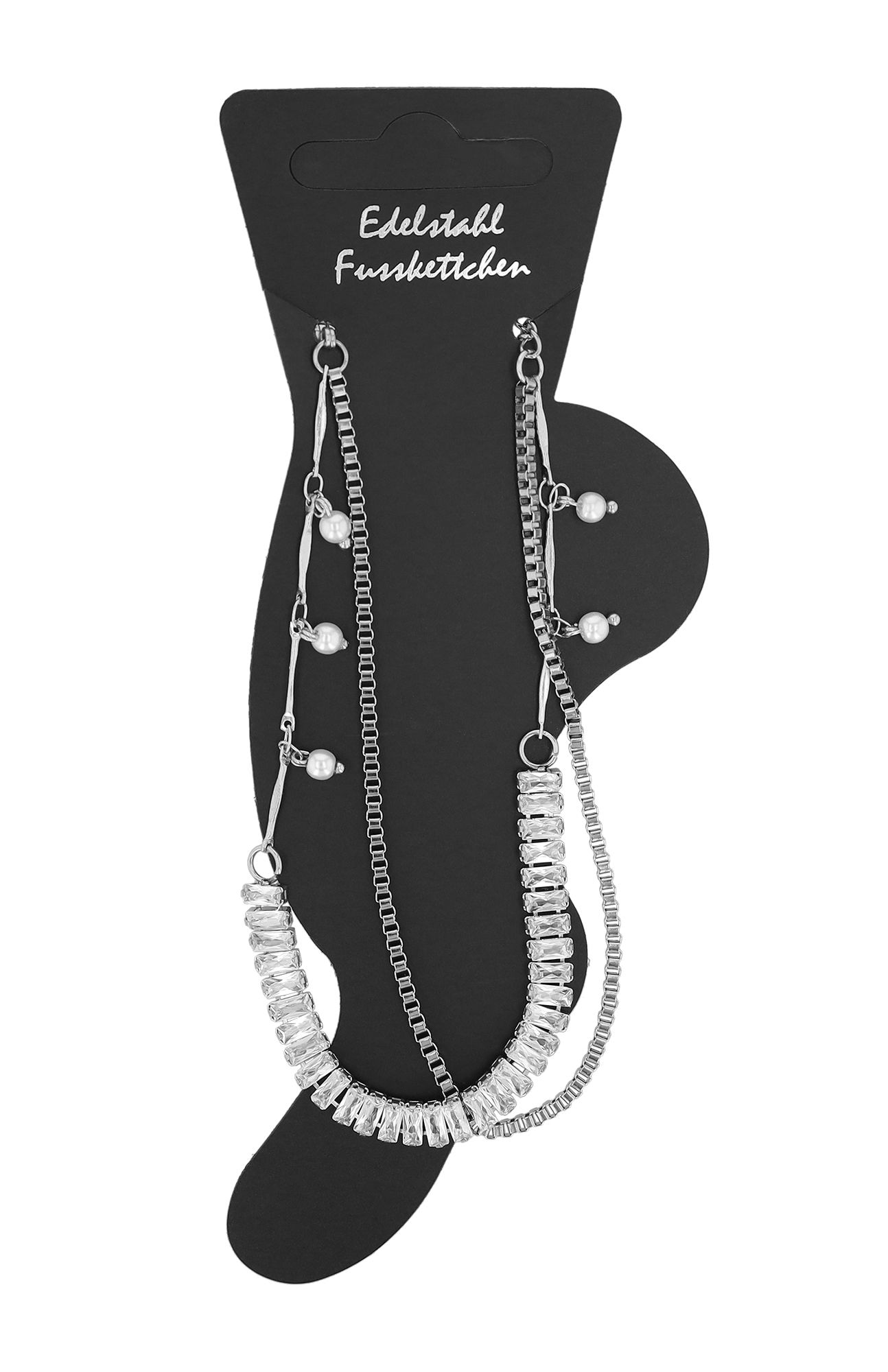 Adelia´s Fußkette »Damen Fußkettchen ¿ aus Edelstahl«