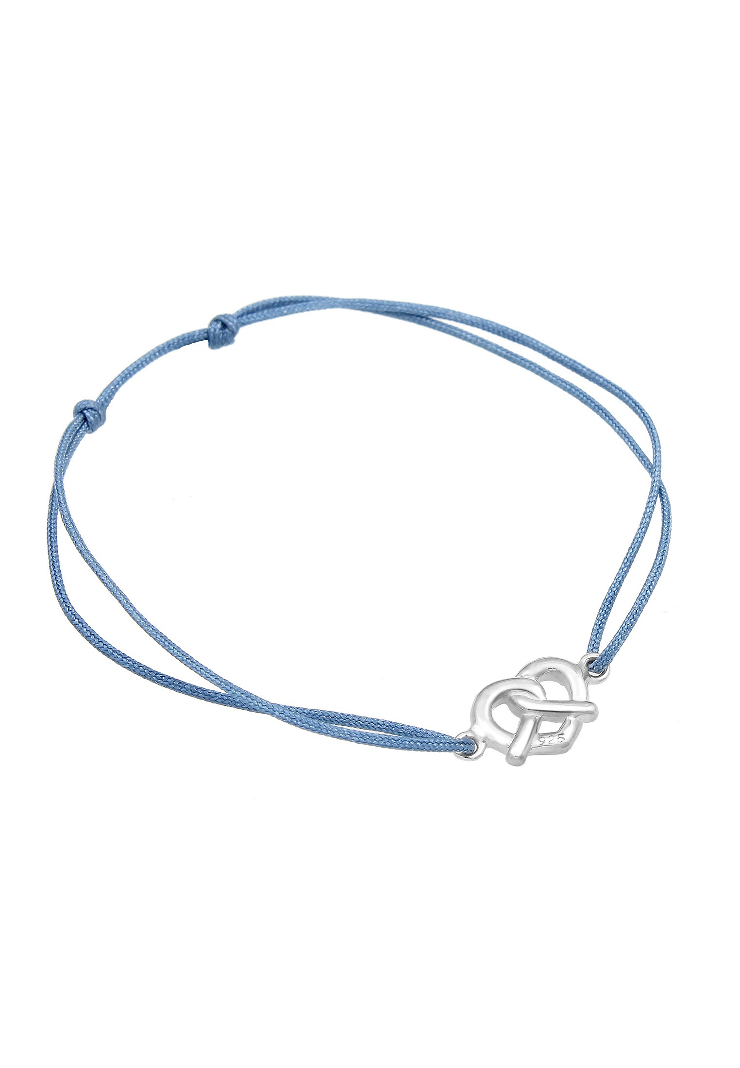 Elli Armkette »Armband Brezel Traditionell Tracht Nylon 925 Silber«