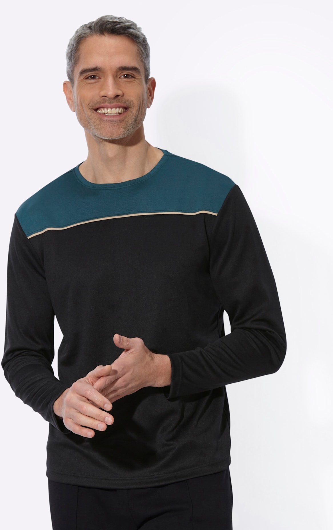 Classic Rundhalsshirt »Freizeitshirt« 1
