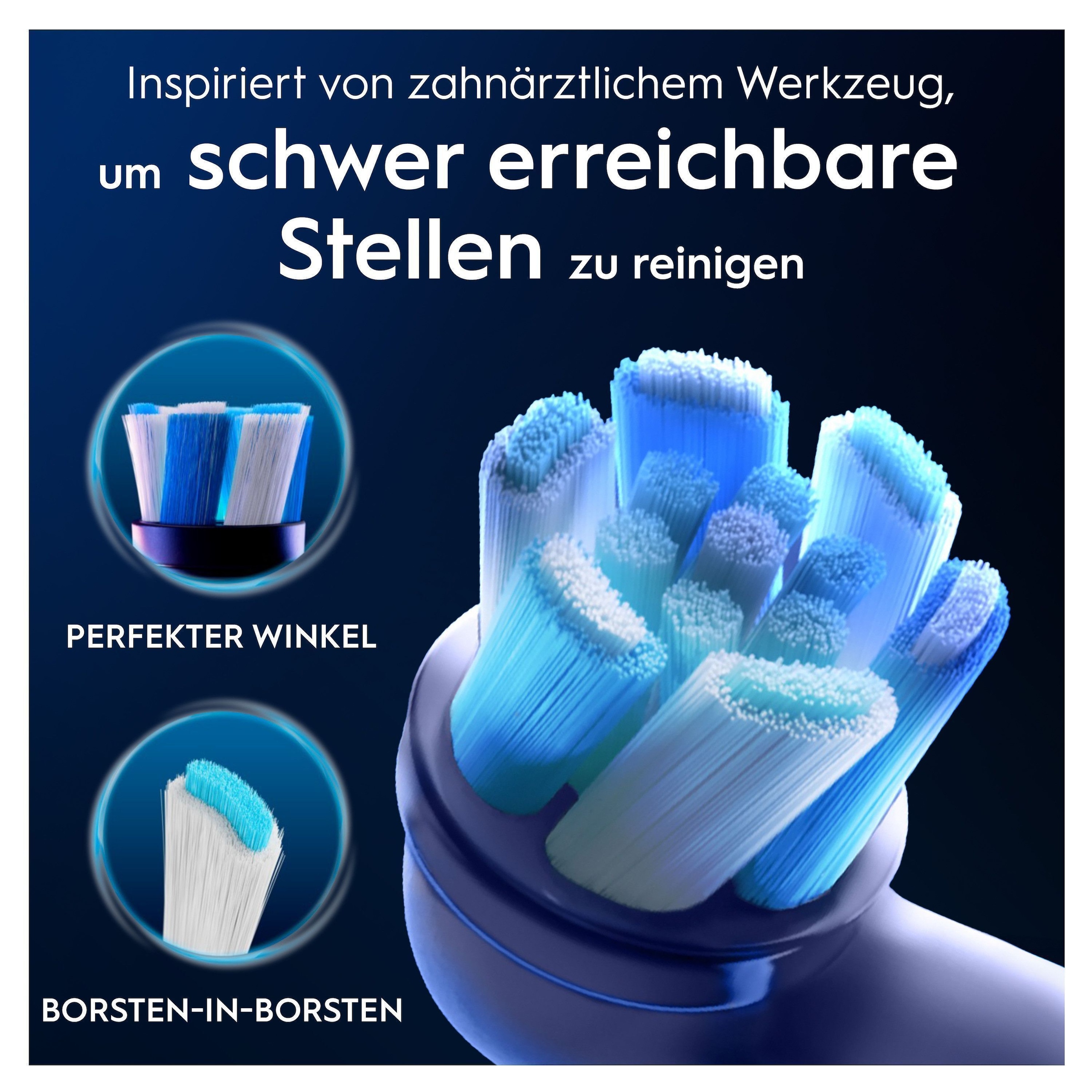 Oral-B Aufsteckbürsten »iO Ultimative Reinigung« Original Aufsteckbürsten für elektrische Oral-B iO Zahnbürsten