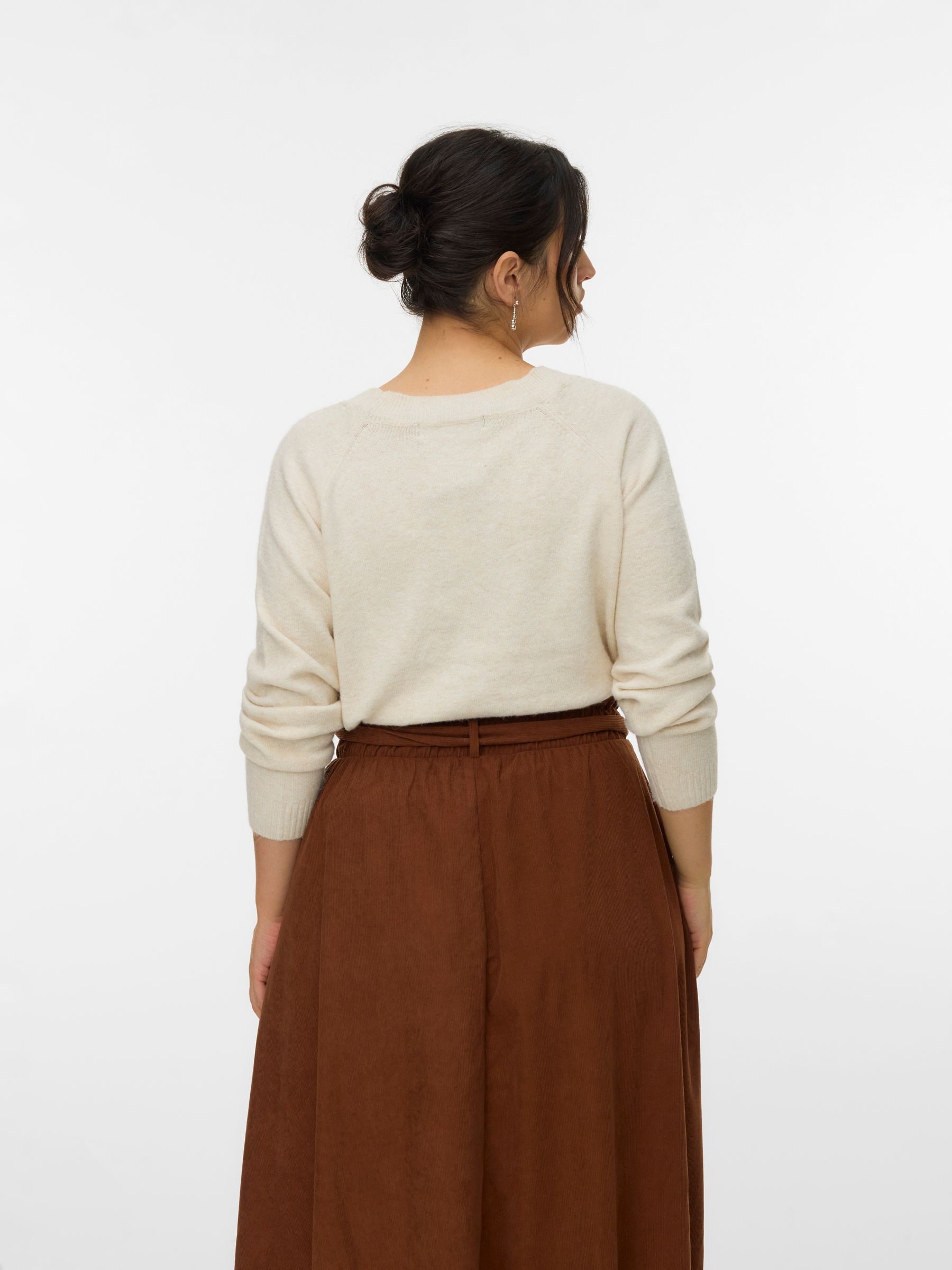 Vero Moda Curve Rundhalspullover »VMCDOFFY LS O-NECK BLOUSE GA NOOS CUR«