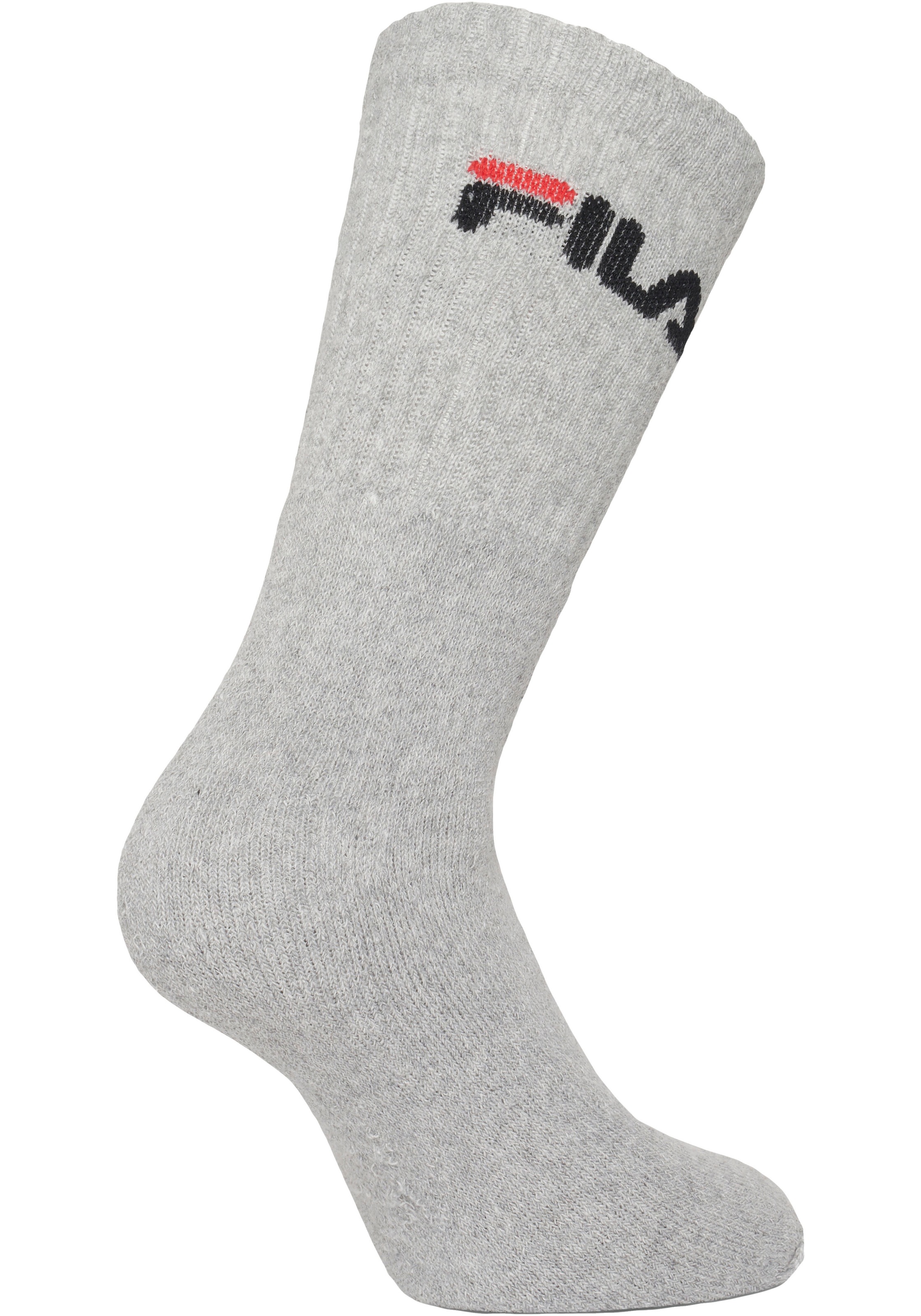Fila Tennissocken »UNISEX CREW TENNIS FULL TERRY SOCKS« 3 Stk. tlg. mit verstärkten Belastungszonen,