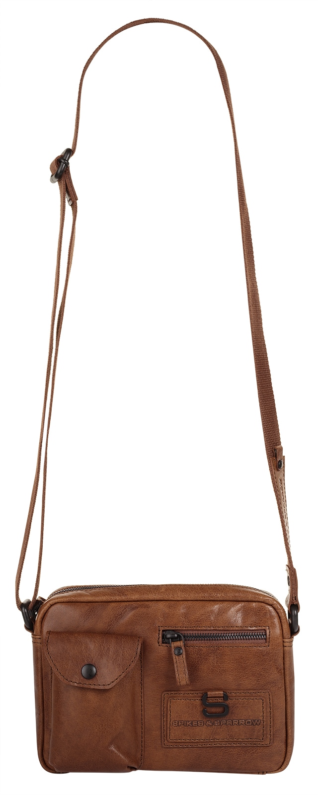 Spikes & Sparrow Umhängetasche »CROSS BODY«, echt Leder