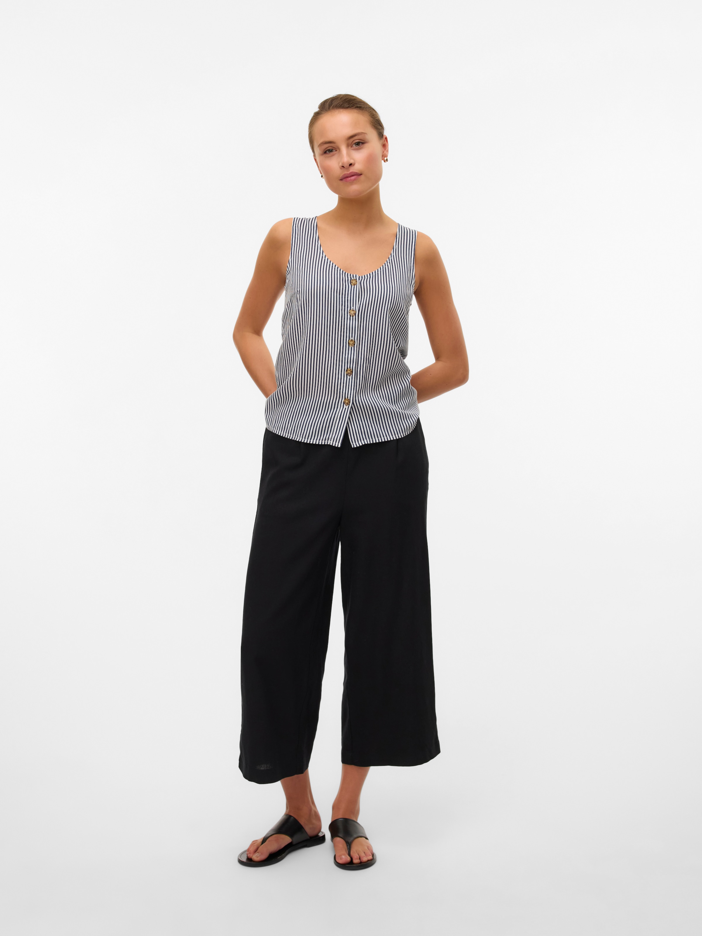 Vero Moda Blusentop »VMBUMPY SL SHIRT WVN GA NOOS«