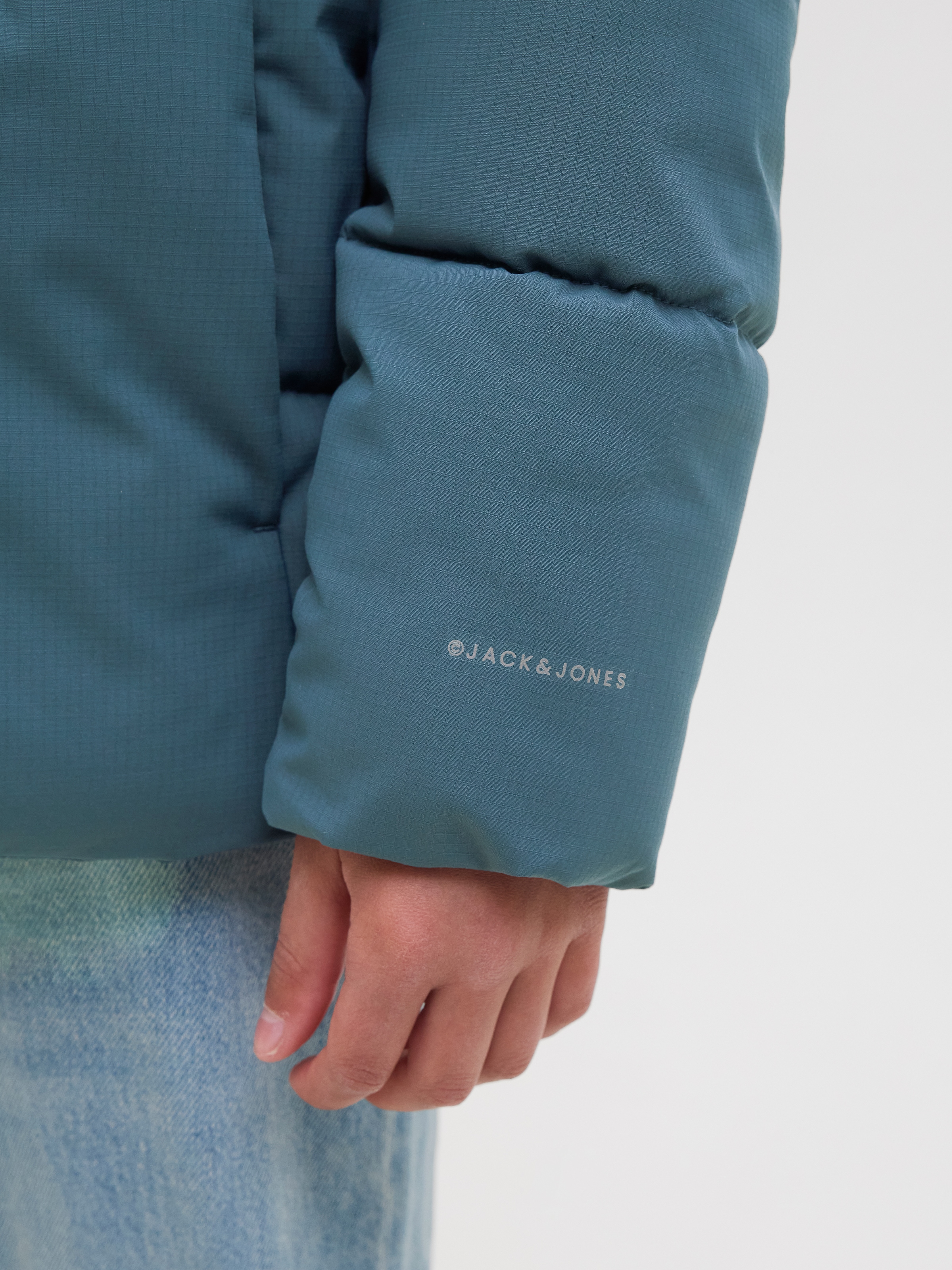 Jack & Jones Junior Steppjacke »JJGLOBAL PUFFER JACKET JNR«, mit Kapuze
