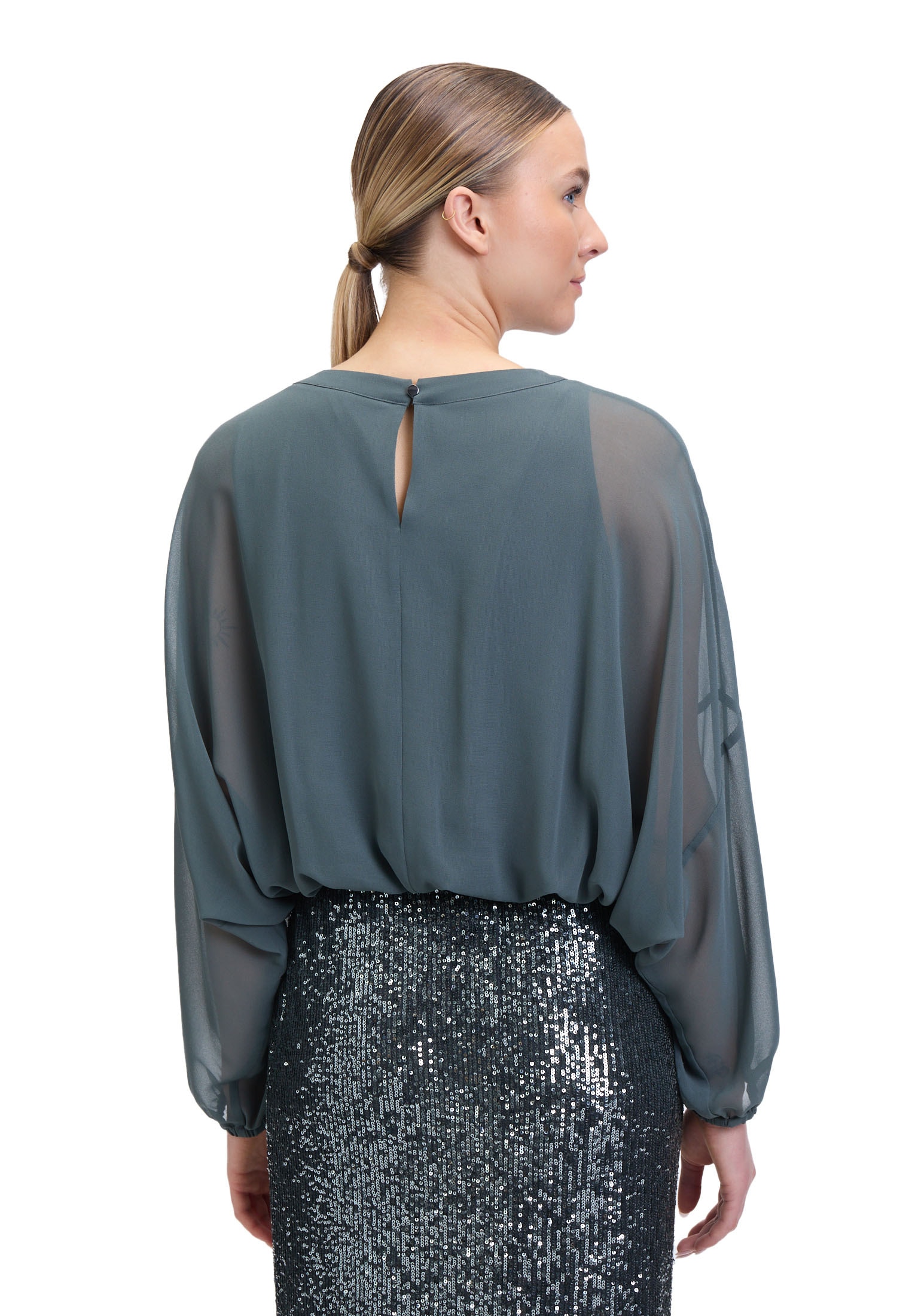 Vera Mont Klassische Bluse »Oversize-Bluse mit Rundhalsausschnitt«