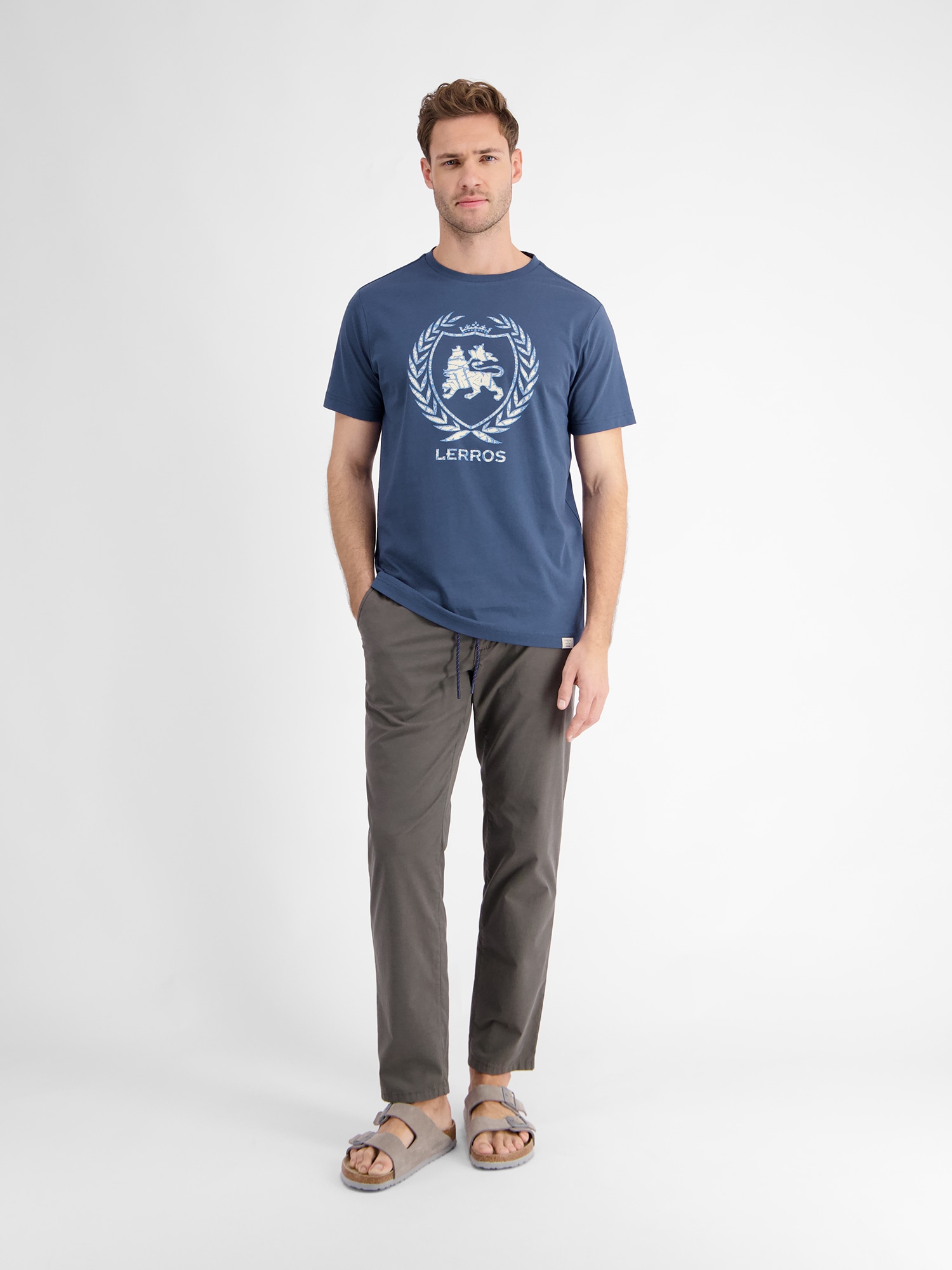 LERROS T-Shirt »LERROS T-Shirt mit Logoprint«