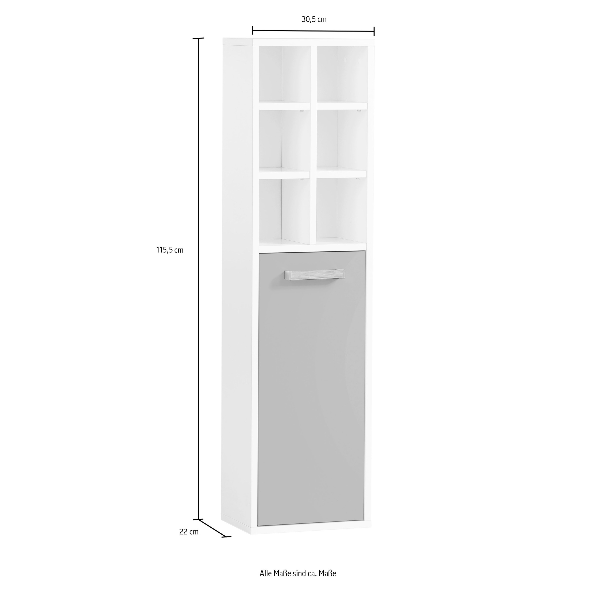 Schildmeyer Midischrank »Frida«, Badmöbel, Breite 30,4 cm