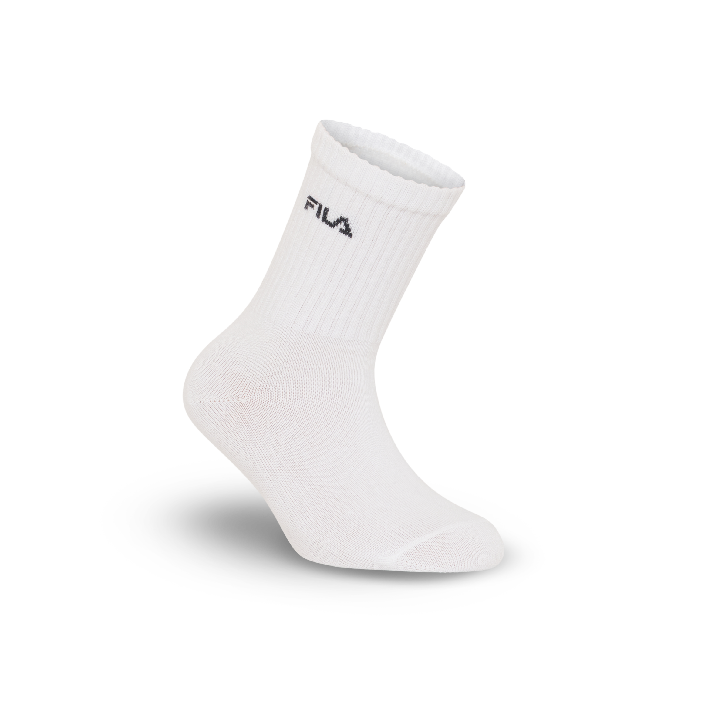 Fila Socken 6 Paar tlg. breites Rippenbündchen, Cotton-Mix, Unisex