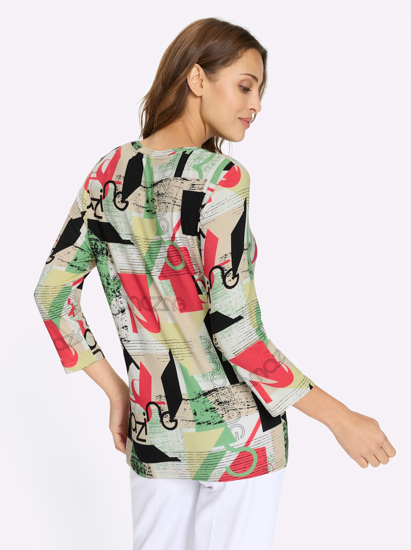 Inspirationen 3/4-Arm-Shirt »Print-Shirt« 1 tlg.