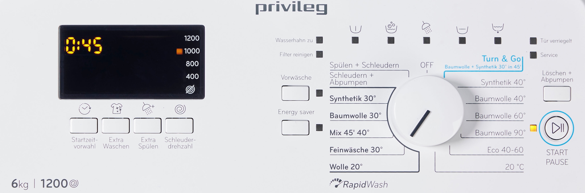 Privileg Family Edition Waschmaschine Toplader »PWT E612531P N (DE)«, PWT  E612531P N (DE), 6 kg, 1200 U/min, 50 Monate Herstellergarantie jetzt  kaufen bei OTTO