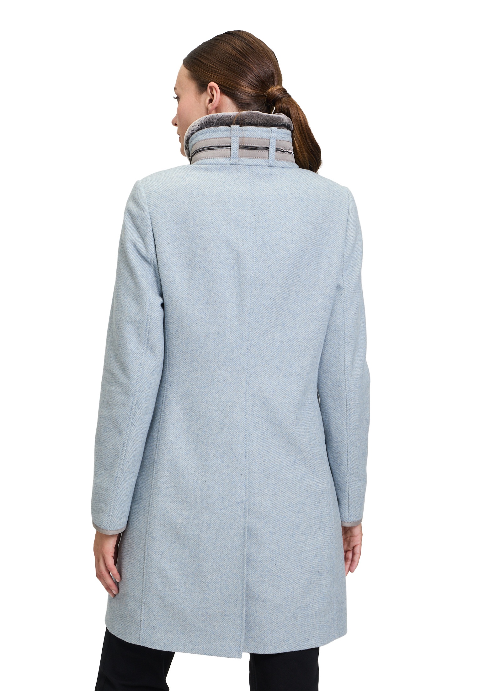 Gil Bret Wolljacke »Wollmantel mit Stehkragen«