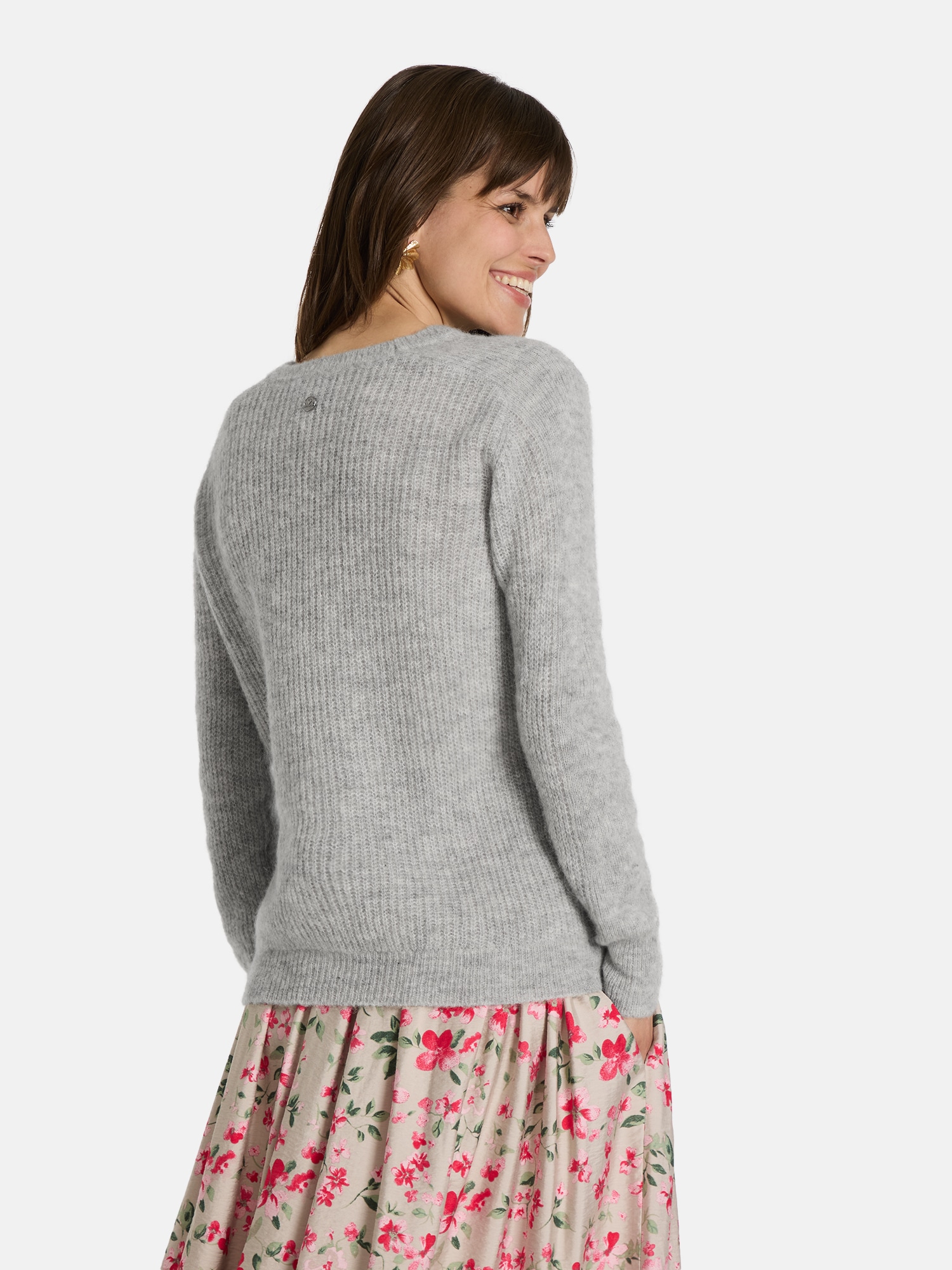 Lieblingsstück Strickpullover »Babro«, Rundhals mit Alpakawolle