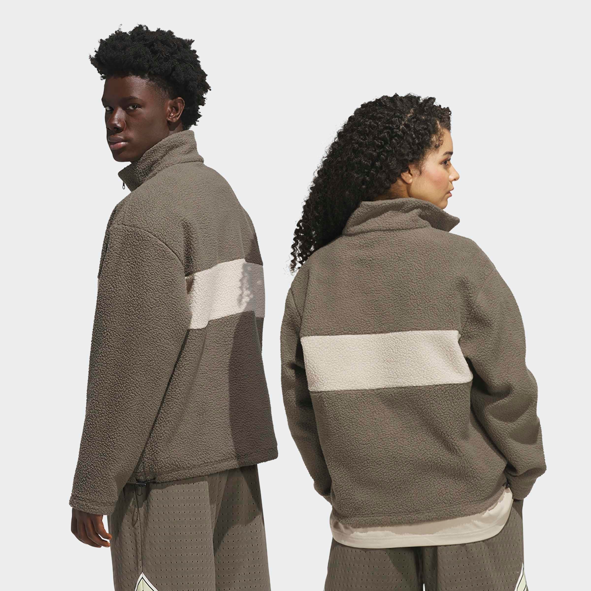 adidas Originals Sweatshirt »PF«, mit Reißverschluss, sportlicher Stil, aus Polyester, normale Länge
