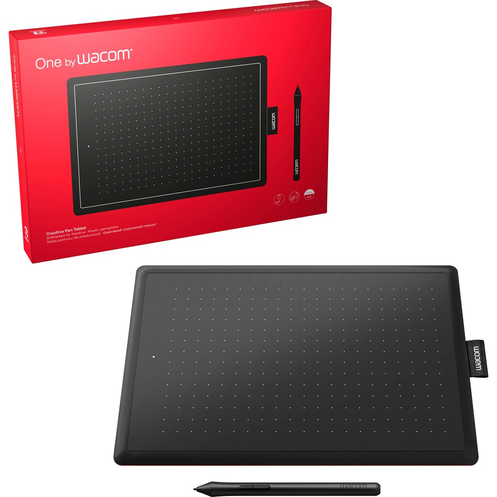 Wacom Grafiktablett »One by Wacom Nachhilfepaket«, (Windows)