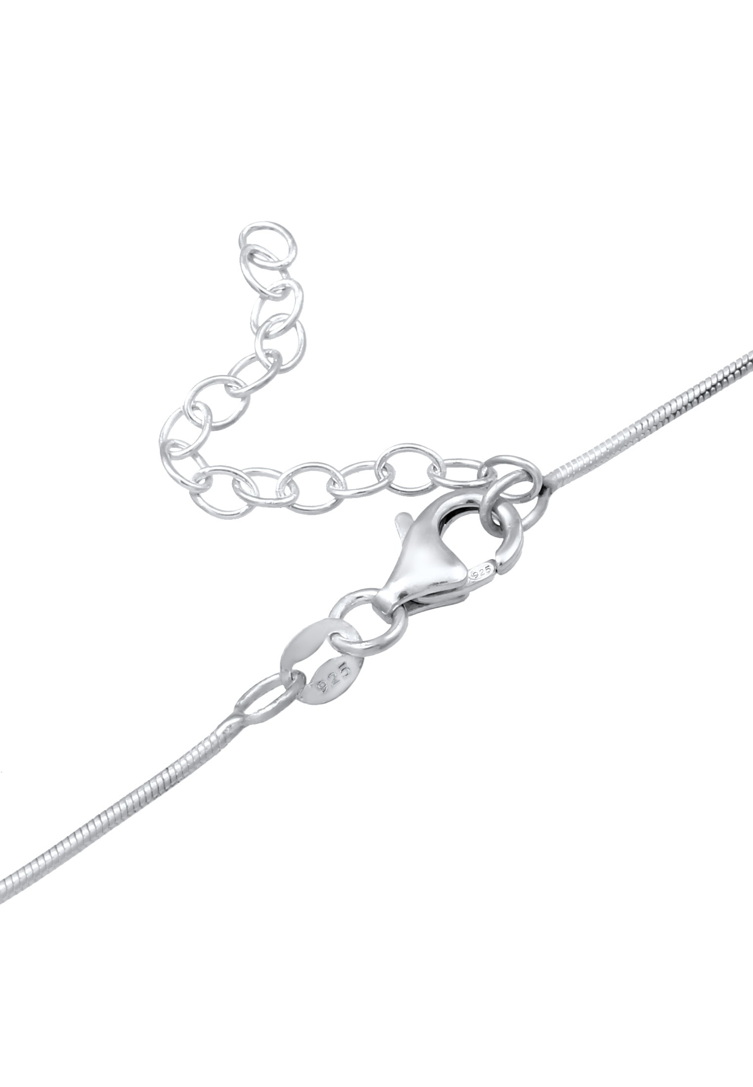 Elli Choker »Halskette Runde Schlangenkette Basic 925 Sterling Silber«